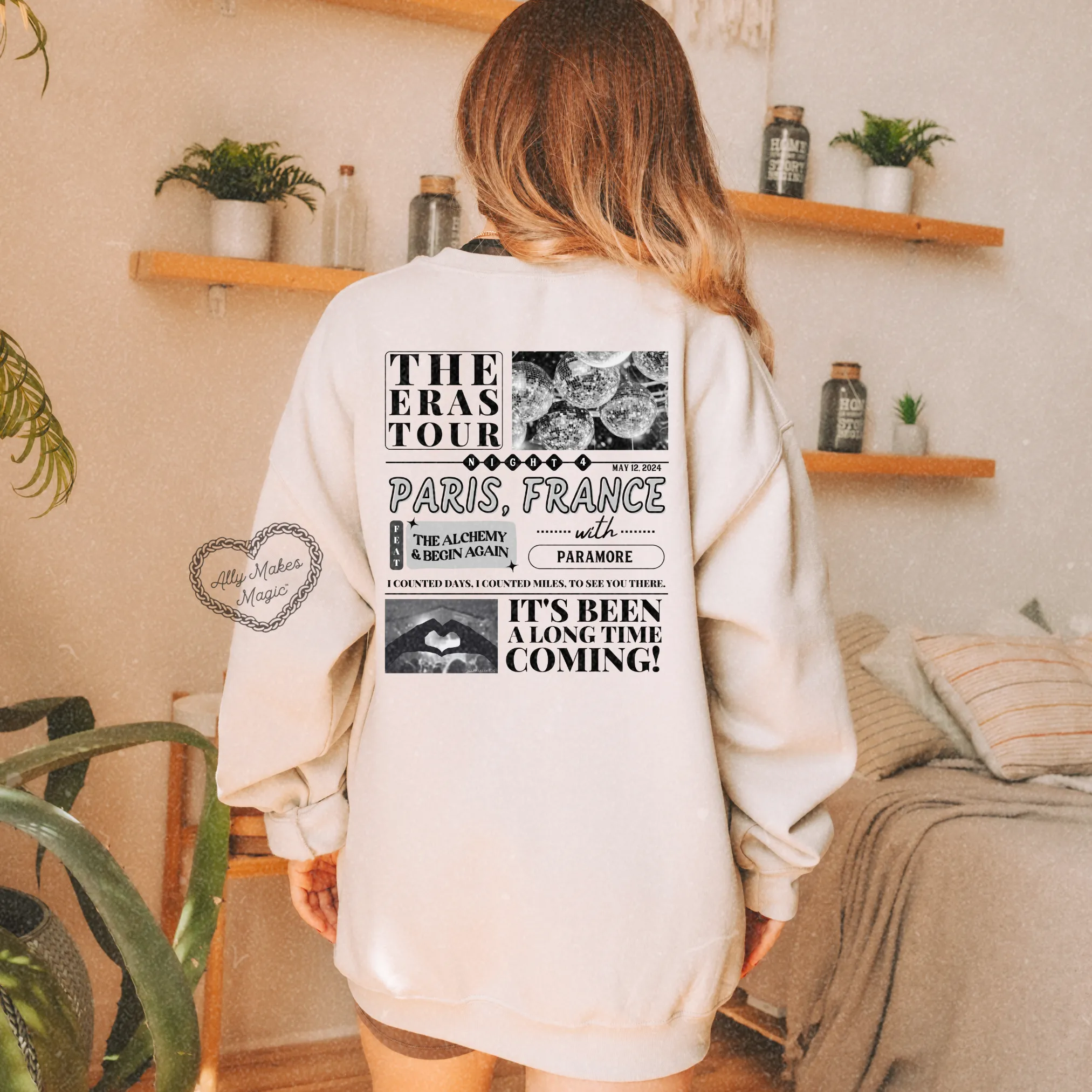 paris night 4 sweater | gildan *custom* sold by Ally Makes Magic product image thumbnail 5