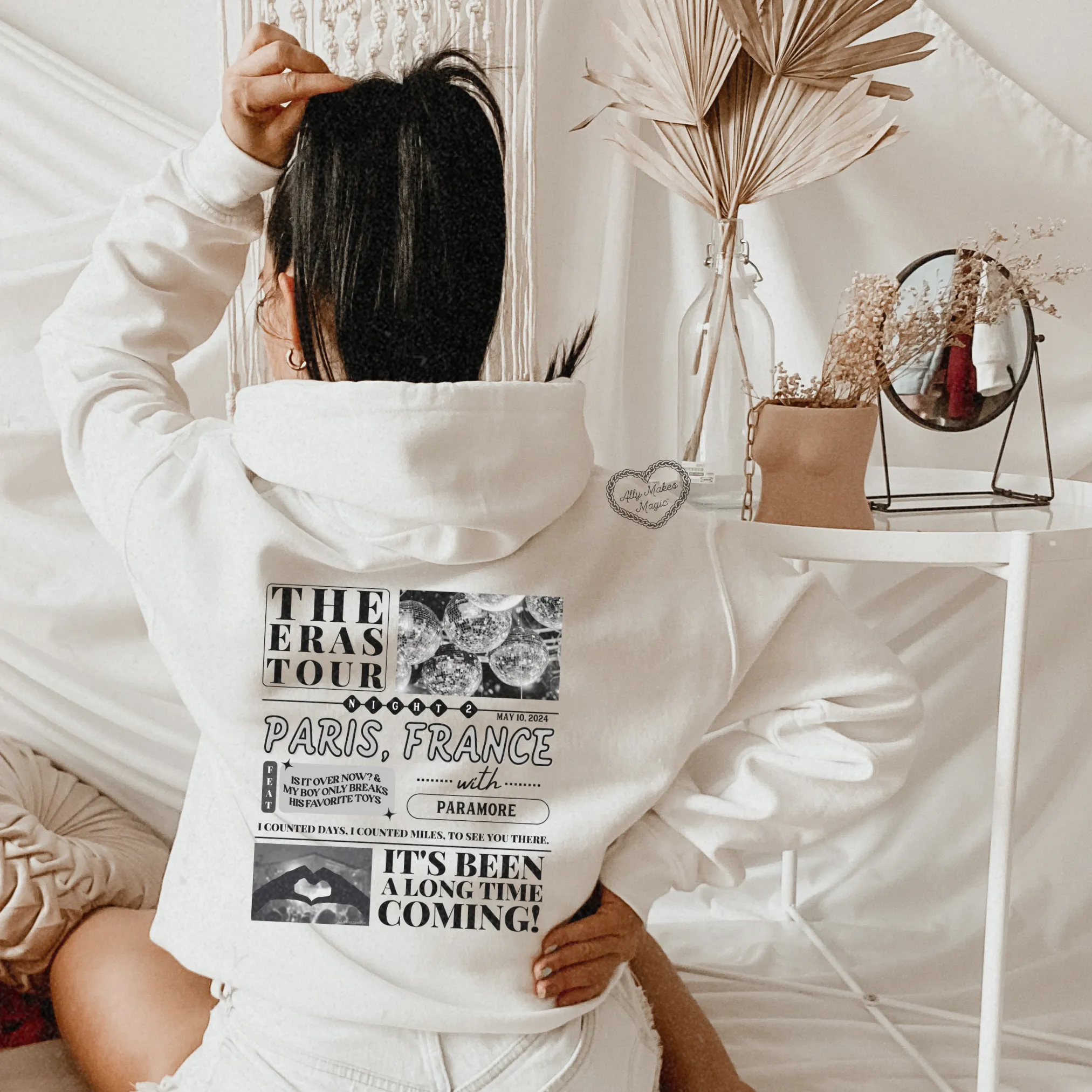 paris night 2 hoodie *custom* sold by Ally Makes Magic product image thumbnail 5