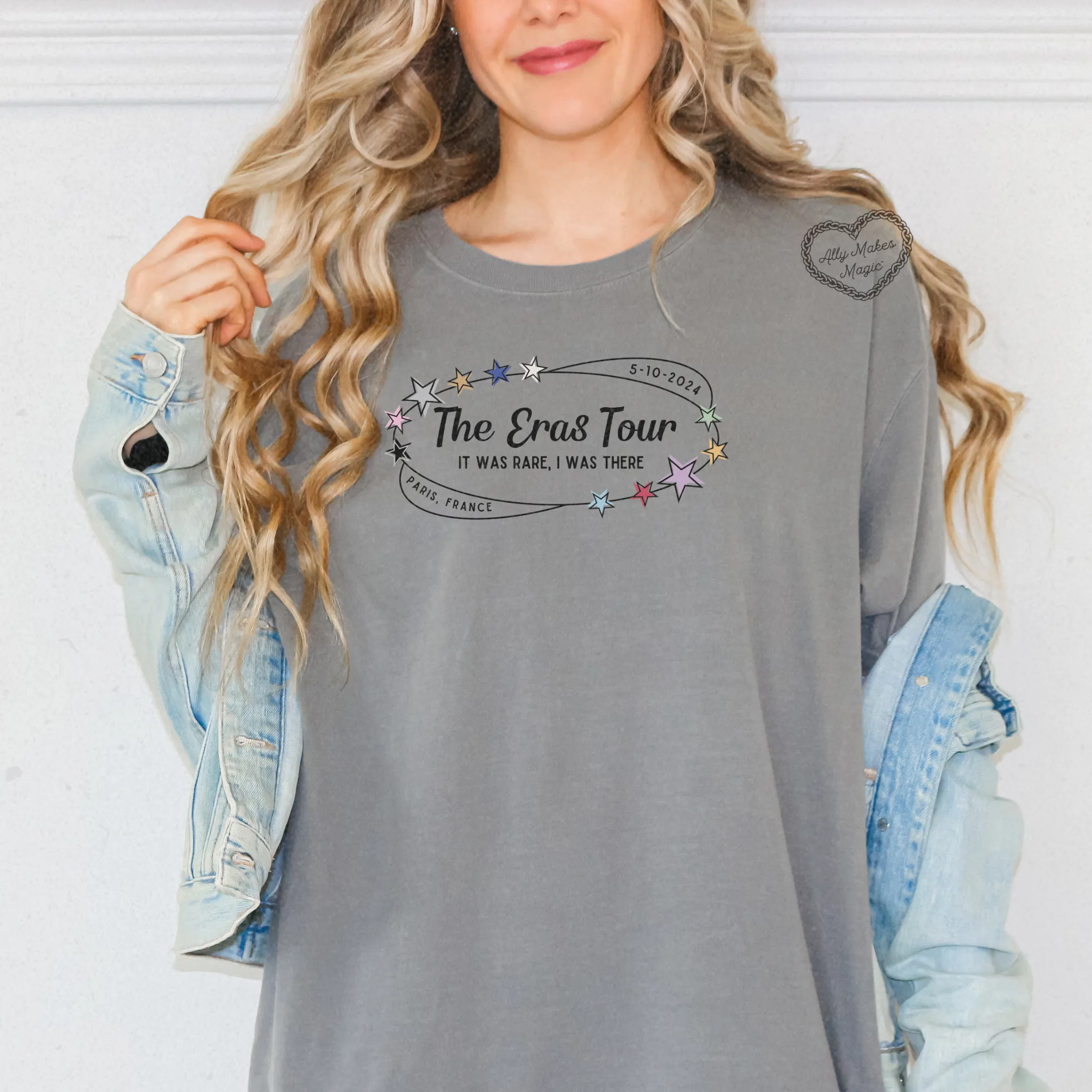 paris night 2 tee | comfort colors *custom* sold by Ally Makes Magic product image thumbnail 4