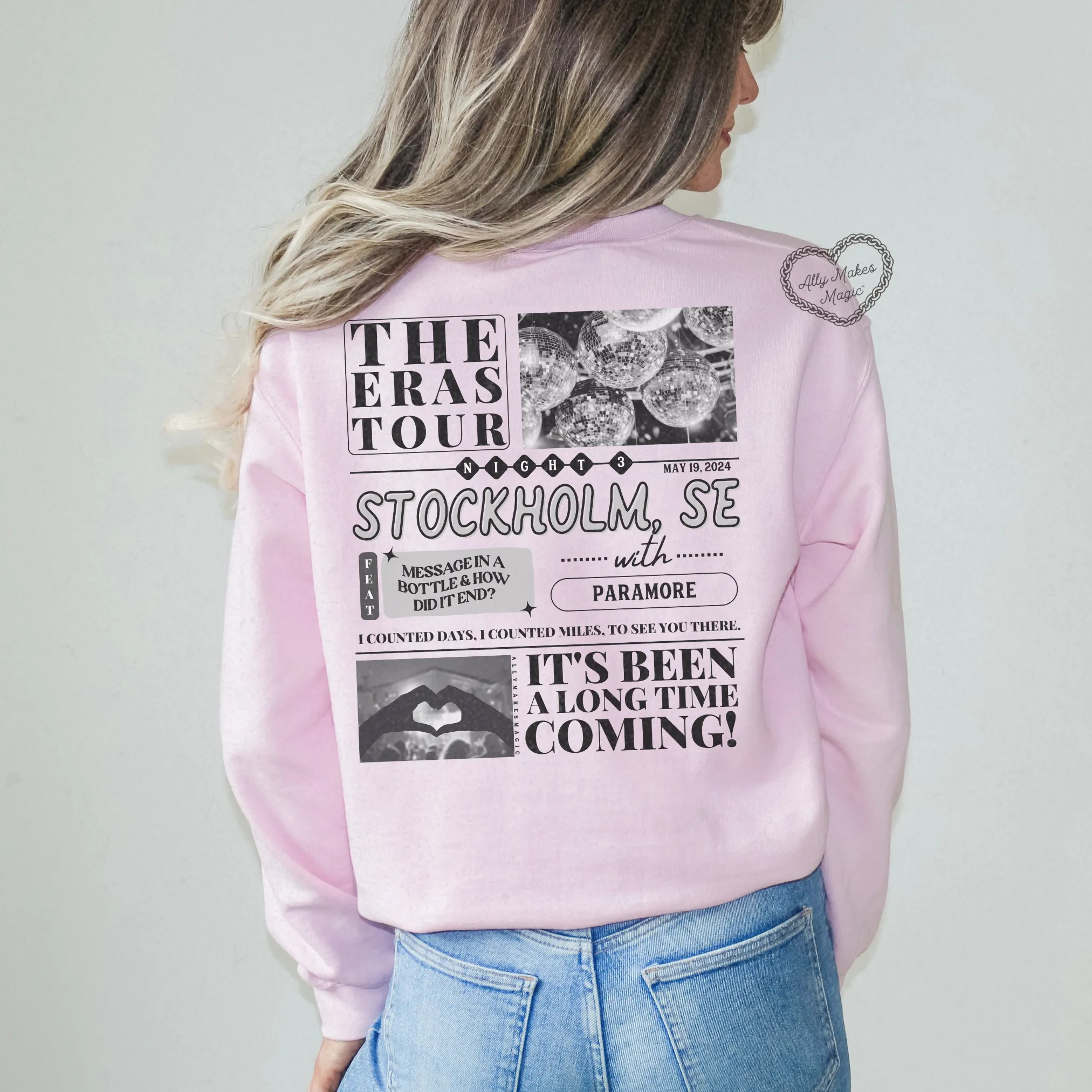 stockholm night 3 sweater | gildan *custom* sold by Ally Makes Magic product image thumbnail 5