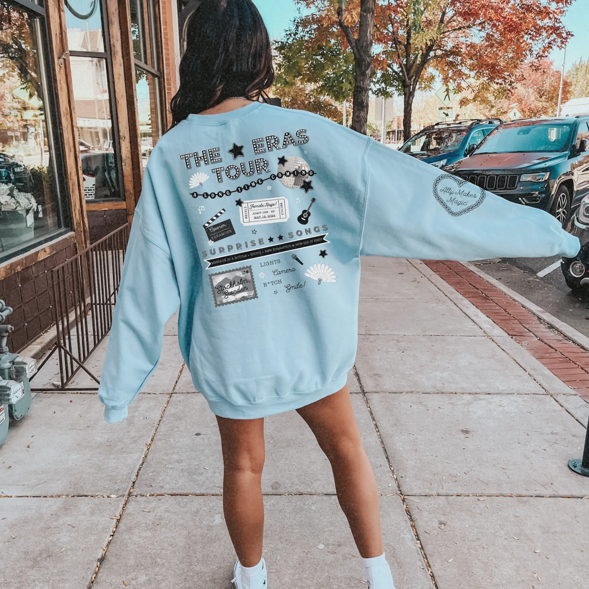 stockholm night 3 sweater | gildan *custom* sold by Ally Makes Magic