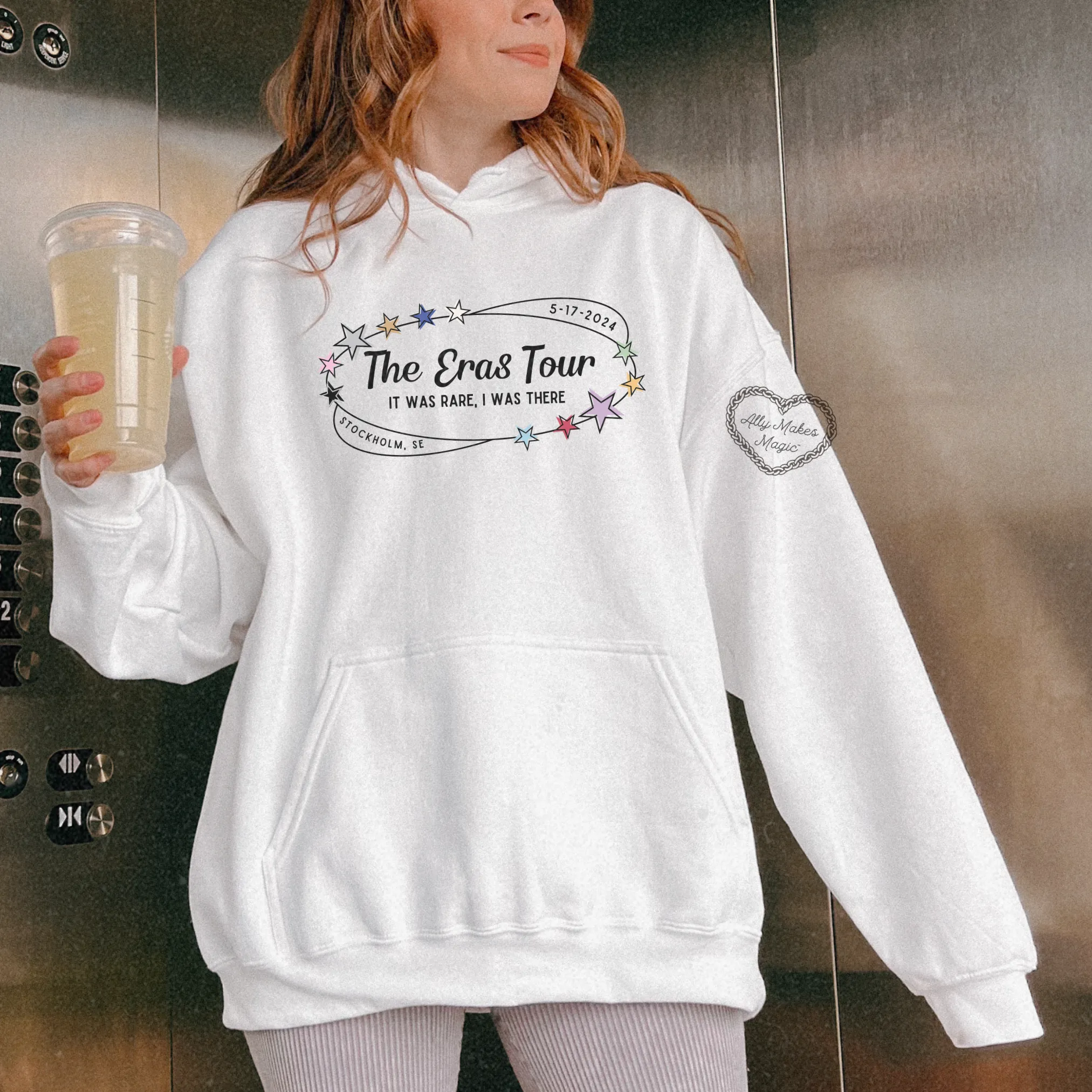 stockholm night 1 hoodie *custom* sold by Ally Makes Magic product image thumbnail 4