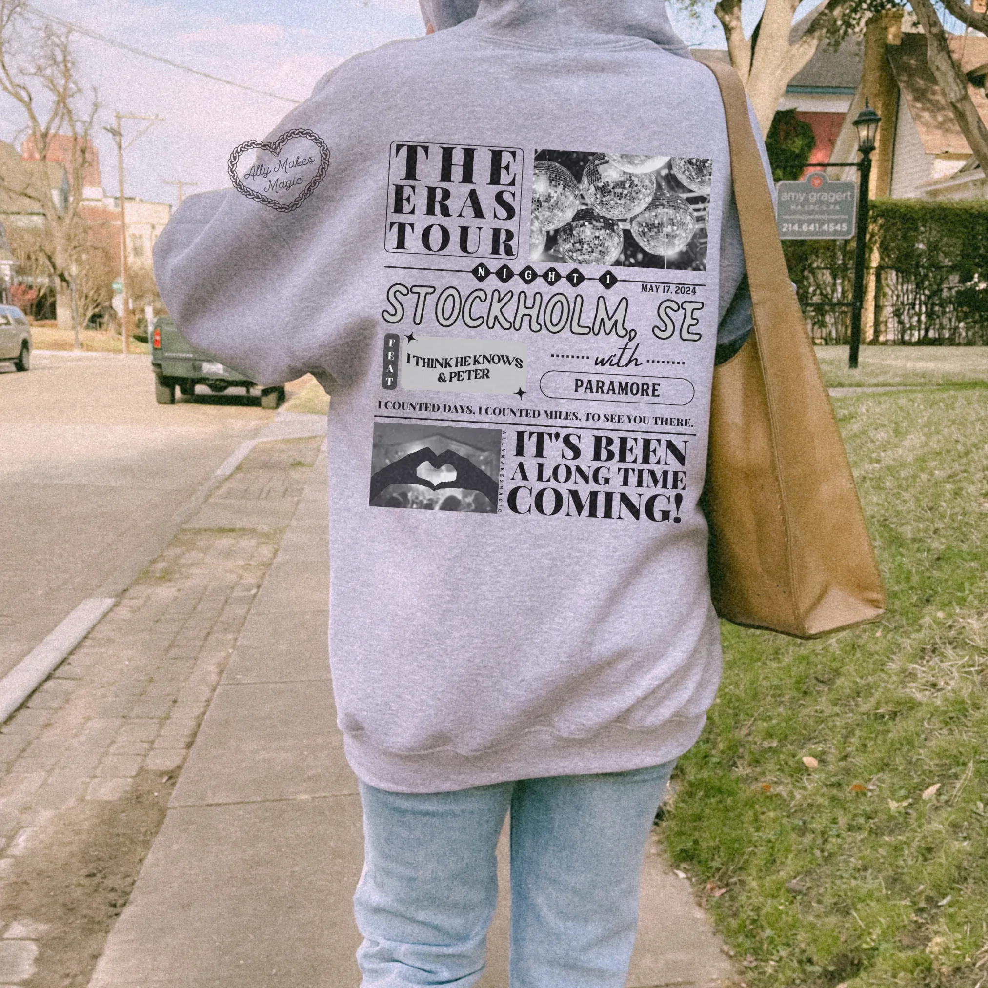 stockholm night 1 hoodie *custom* sold by Ally Makes Magic product image thumbnail 5