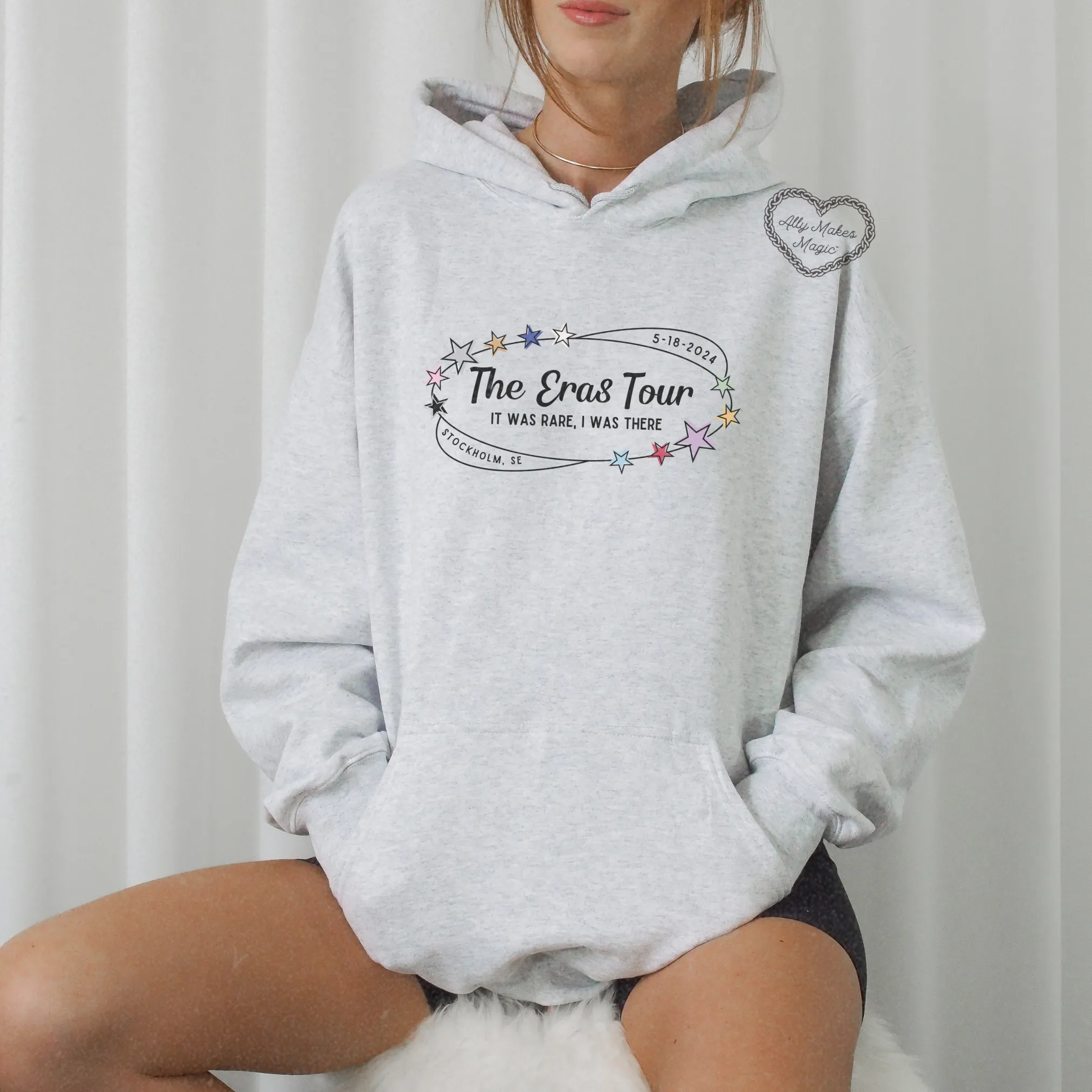 stockholm night 2 hoodie *custom* sold by Ally Makes Magic product image thumbnail 4