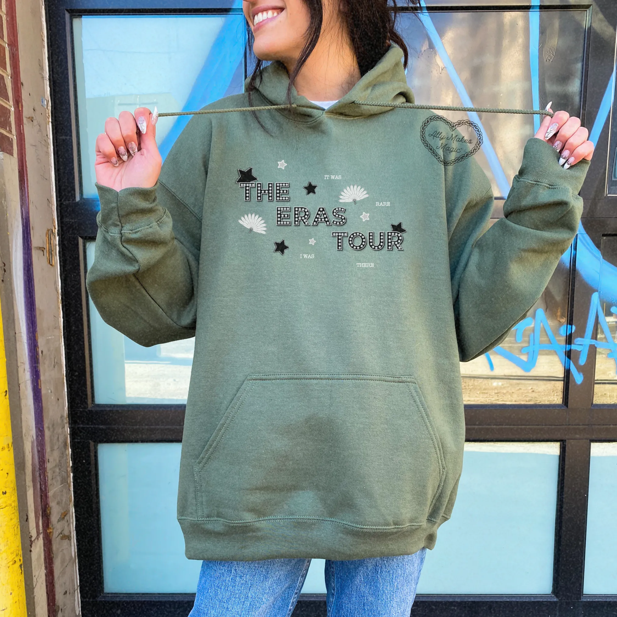 stockholm night 2 hoodie *custom* sold by Ally Makes Magic product image thumbnail 2