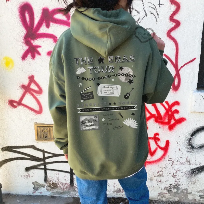 stockholm night 2 hoodie *custom* sold by Ally Makes Magic