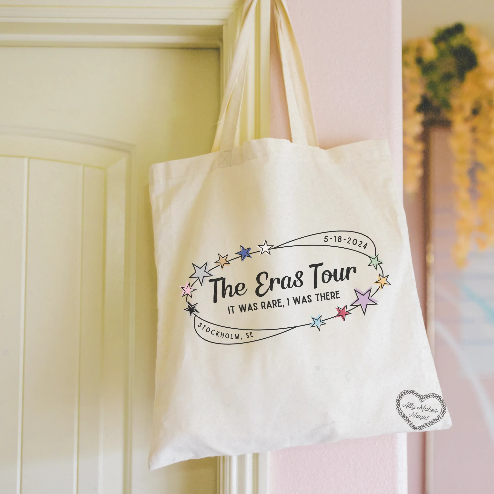 stockholm night 2 tote bag *custom* sold by Ally Makes Magic product image thumbnail 4