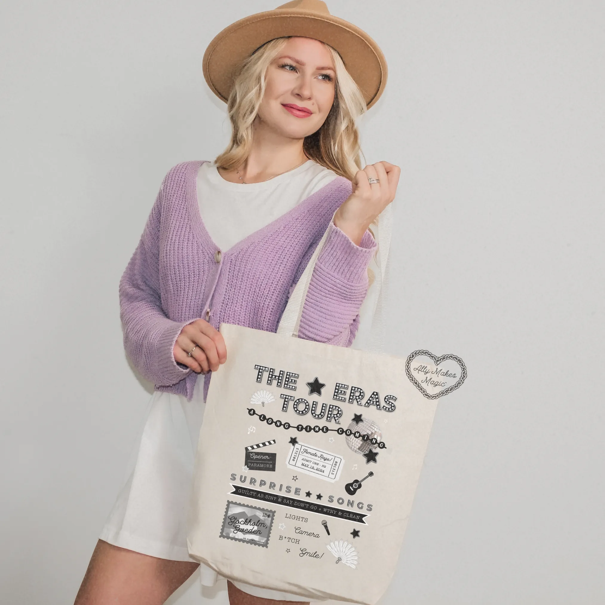 stockholm night 2 tote bag *custom* sold by Ally Makes Magic