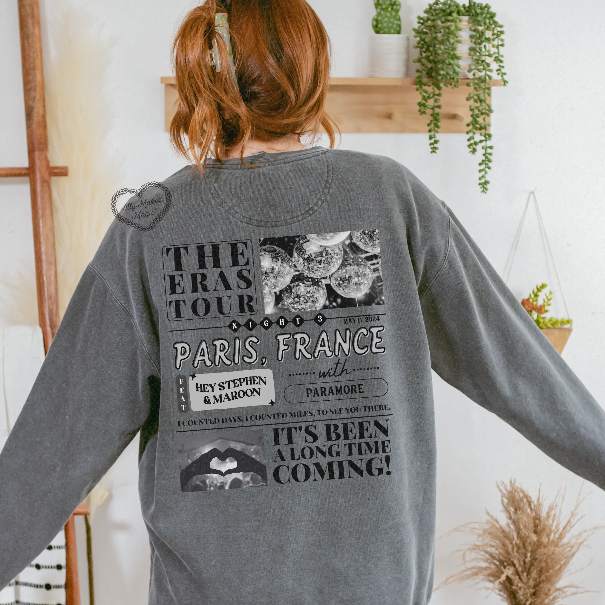 paris night 3 pullover | comfort colors *custom* sold by Ally Makes Magic product image thumbnail 5