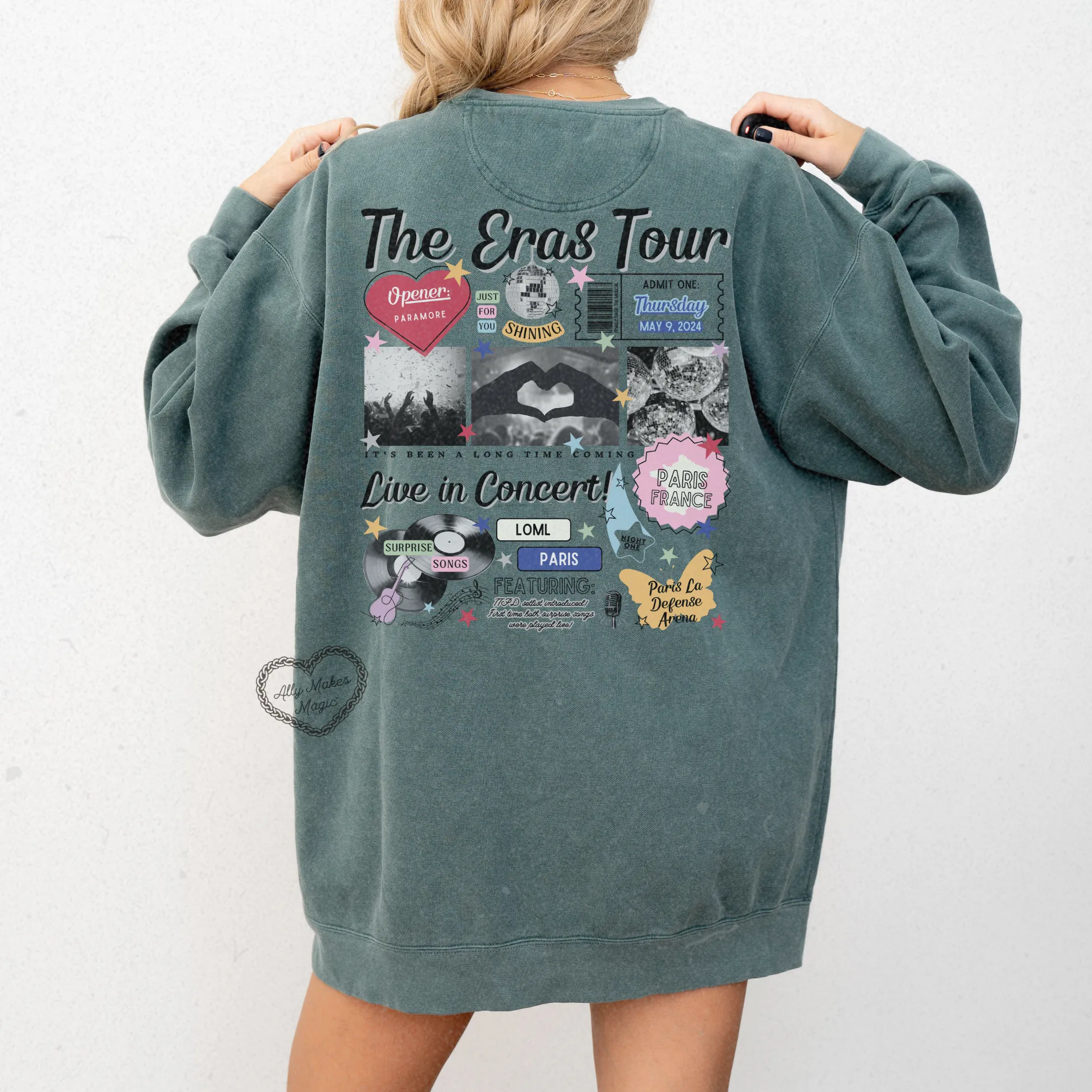 paris night 1 pullover | comfort colors *custom* sold by Ally Makes Magic product image thumbnail 5