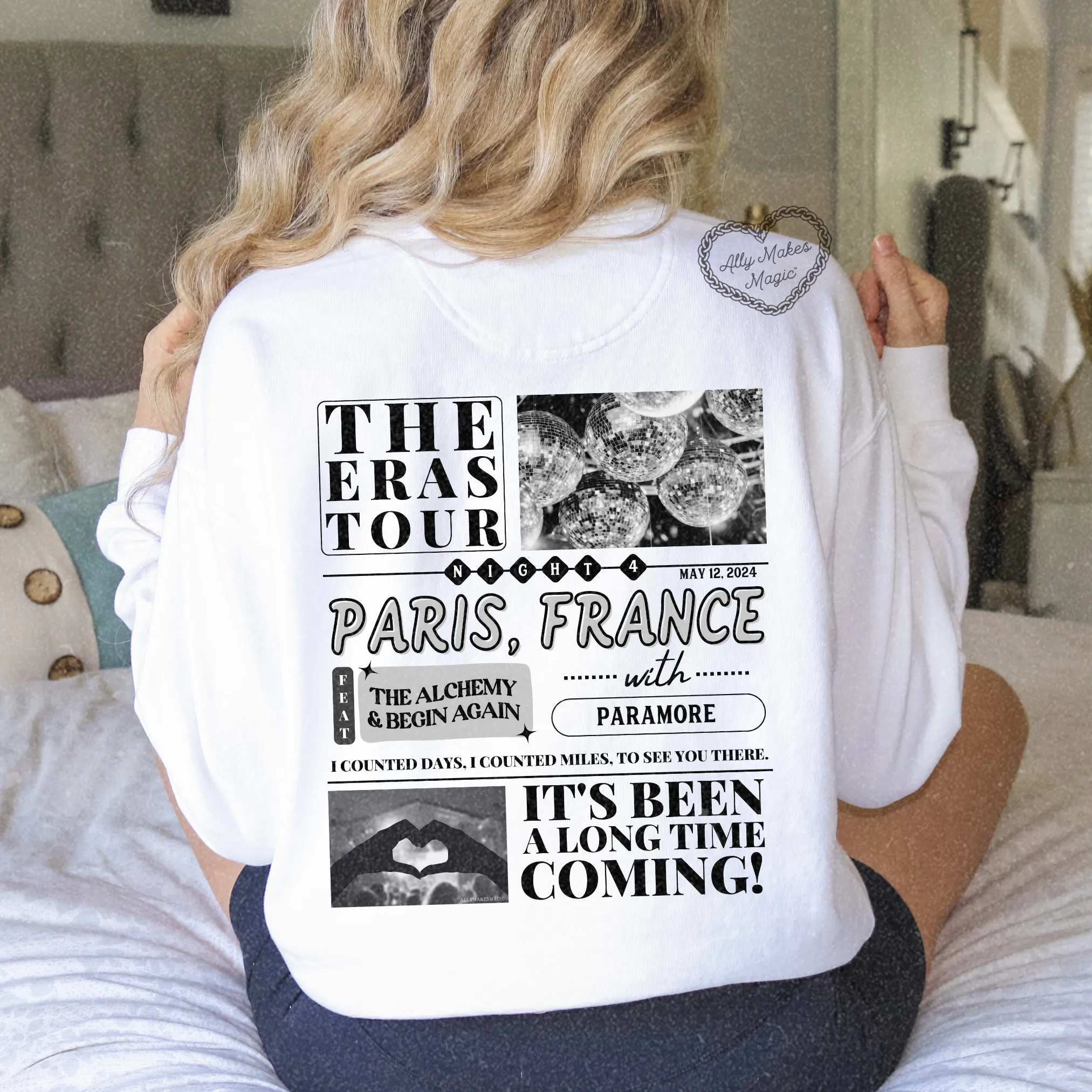 paris night 4 pullover | comfort colors *custom* sold by Ally Makes Magic product image thumbnail 5