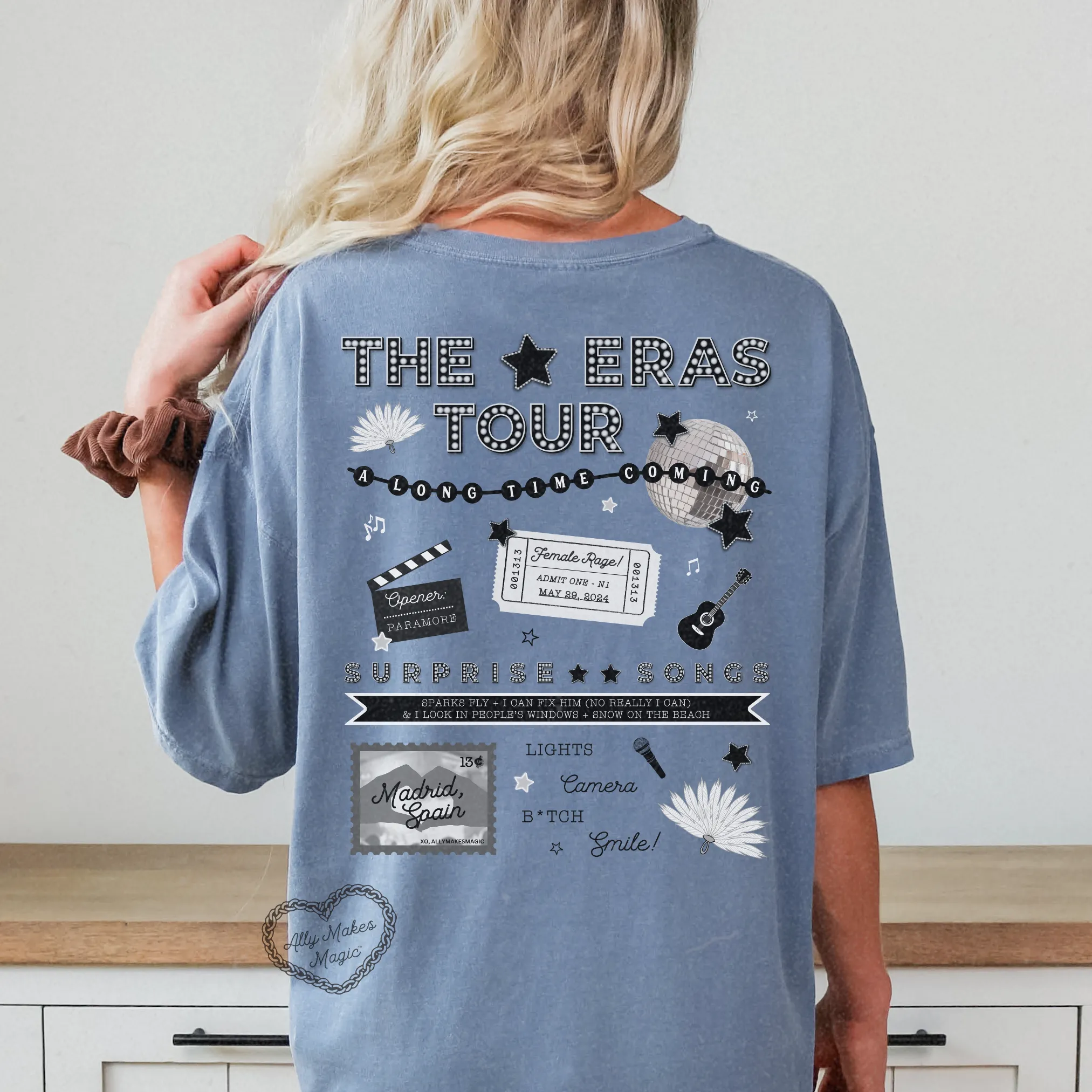 madrid night 1 tee | comfort colors *custom* sold by Ally Makes Magic