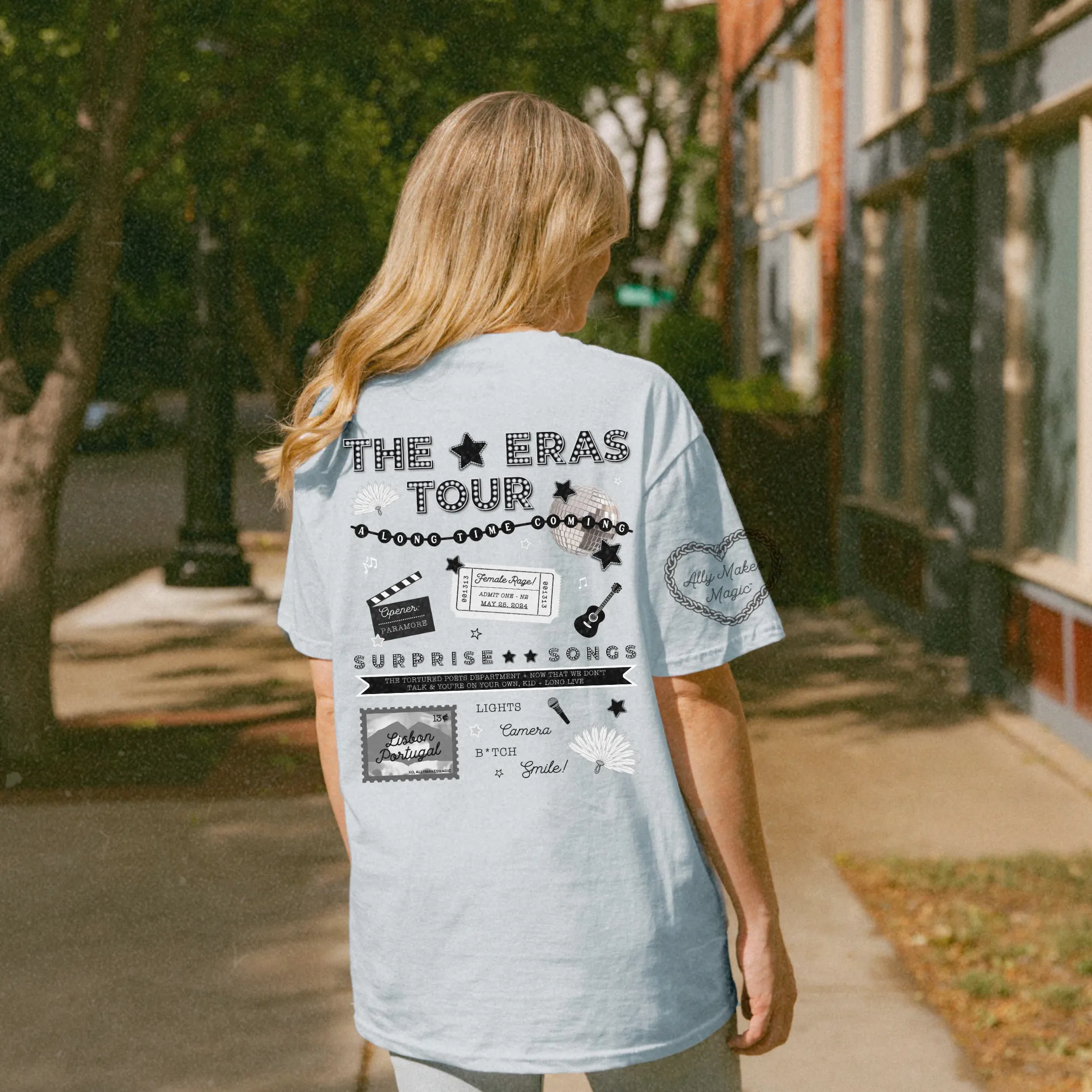 lisbon night 2 tee | comfort colors *custom* sold by Ally Makes Magic