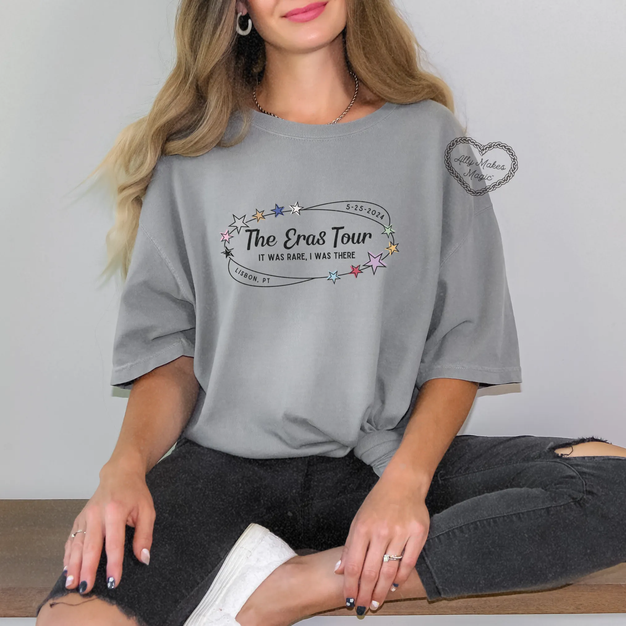 lisbon night 2 tee | comfort colors *custom* sold by Ally Makes Magic product image thumbnail 4