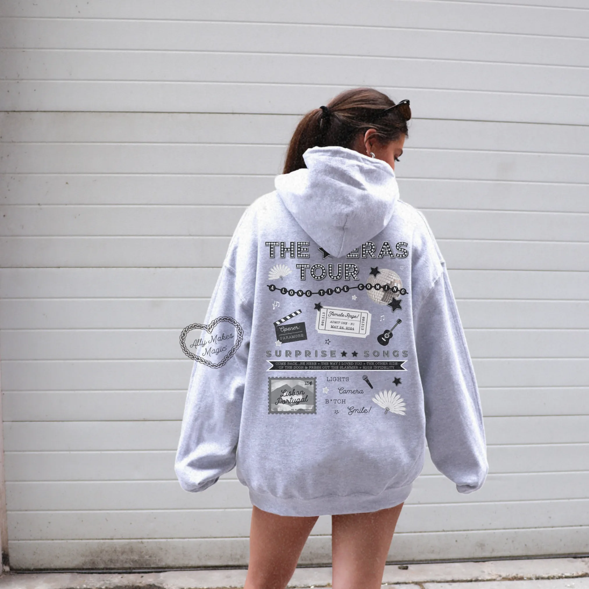 lisbon night 1 hoodie *custom* sold by Ally Makes Magic