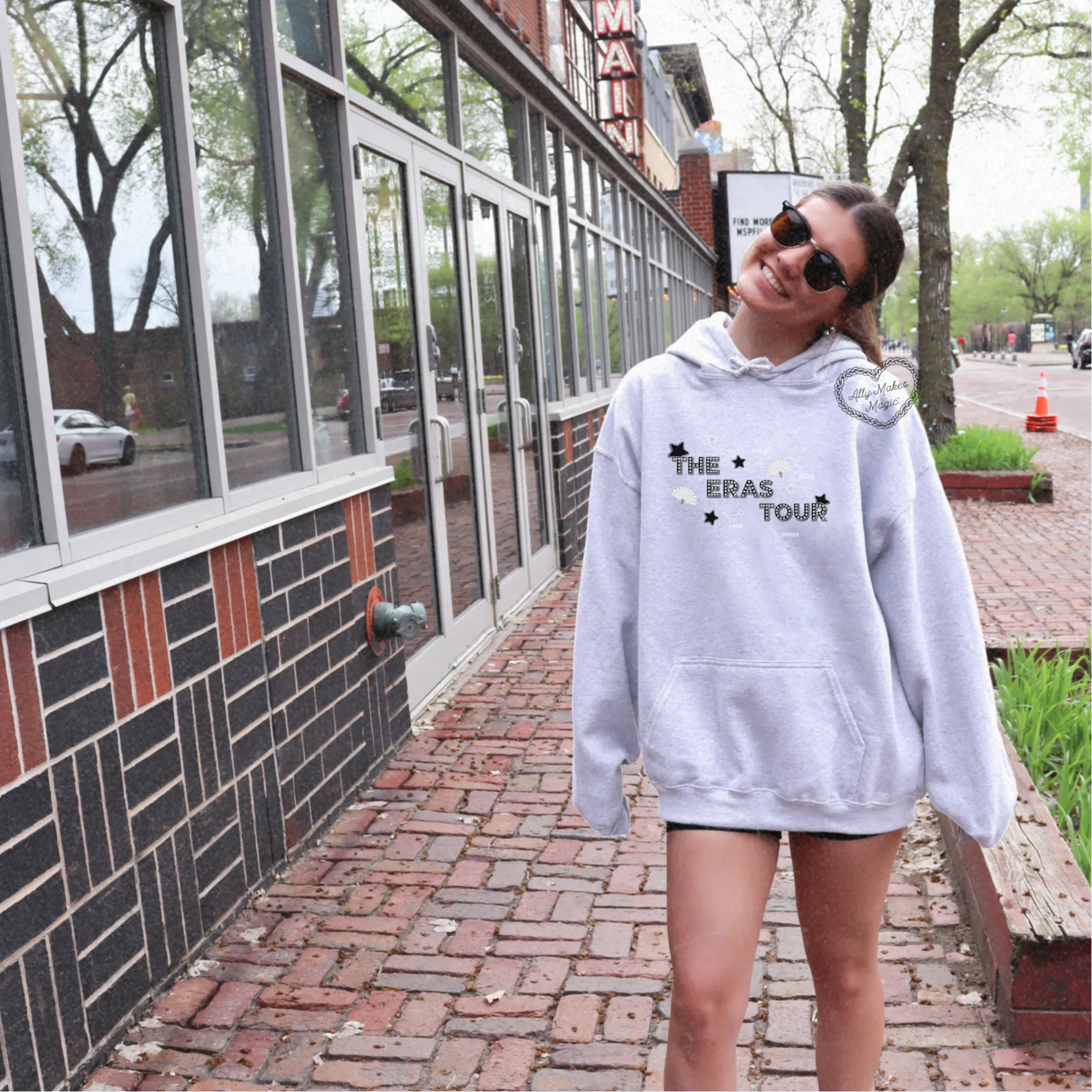 lisbon night 1 hoodie *custom* sold by Ally Makes Magic product image thumbnail 2