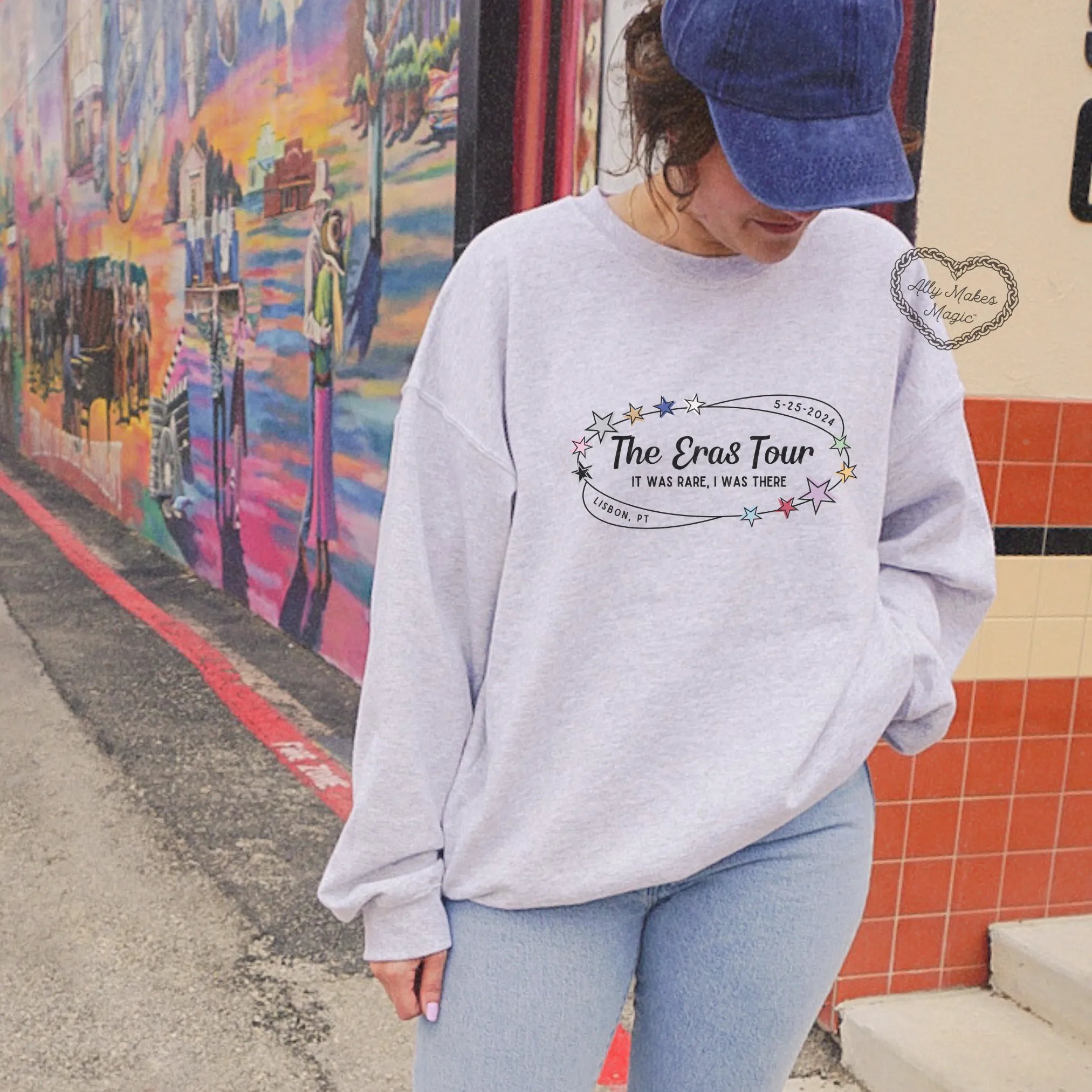 lisbon night 2 sweater | gildan *custom* sold by Ally Makes Magic product image thumbnail 4