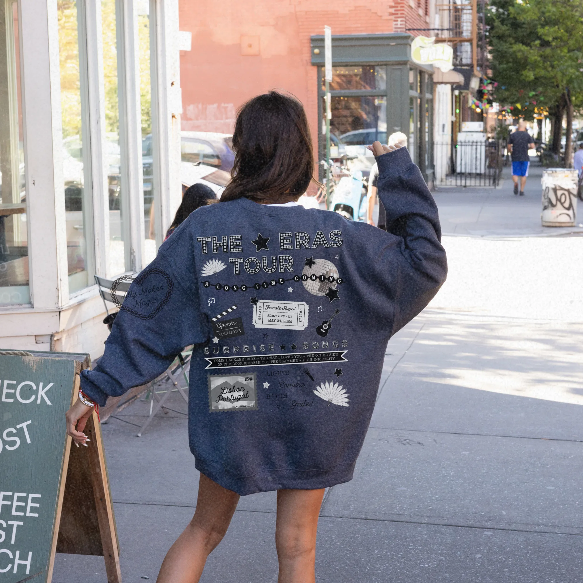 lisbon night 1 sweater | gildan *custom* sold by Ally Makes Magic