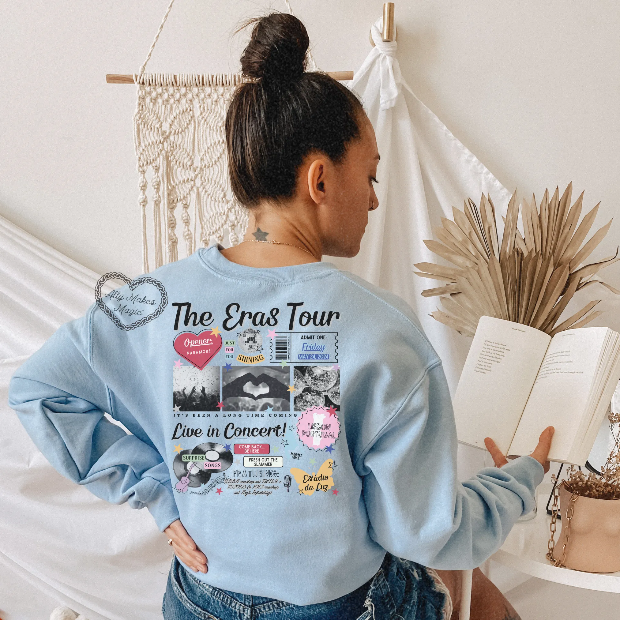 lisbon night 1 sweater | gildan *custom* sold by Ally Makes Magic product image thumbnail 3