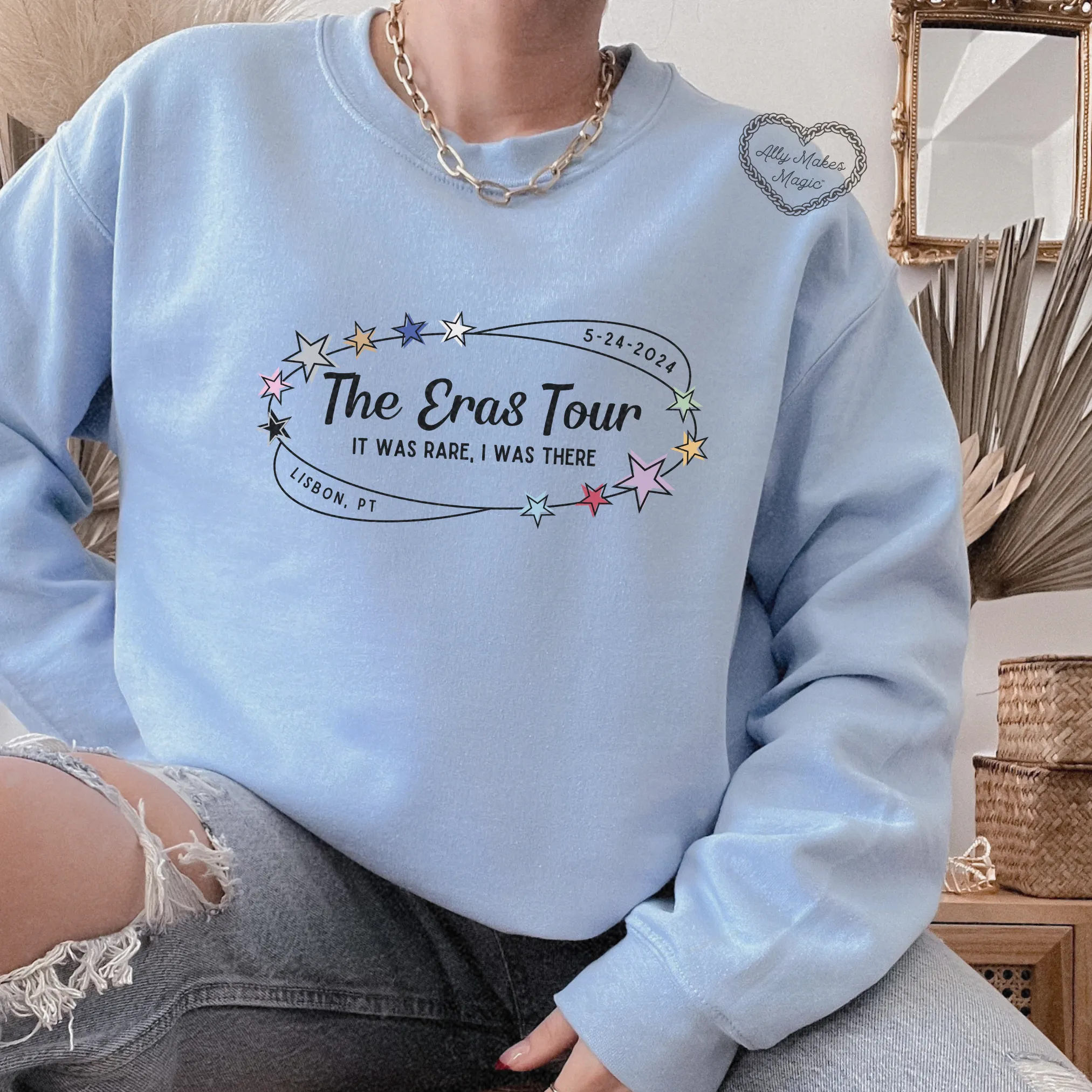 lisbon night 1 sweater | gildan *custom* sold by Ally Makes Magic product image thumbnail 4