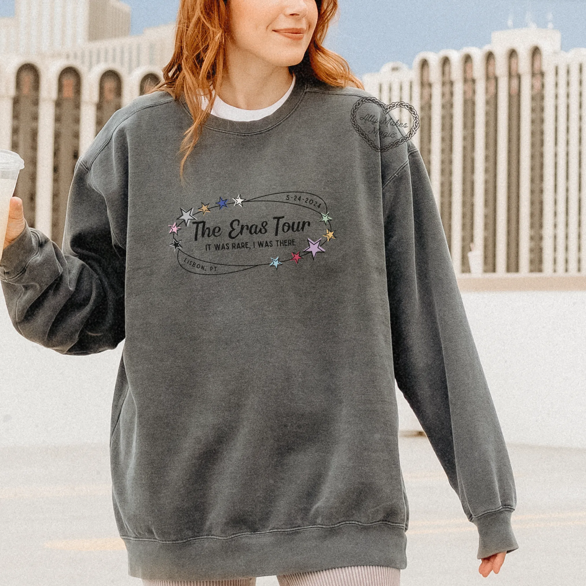 lisbon night 1 pullover | comfort colors *custom* sold by Ally Makes Magic product image thumbnail 4
