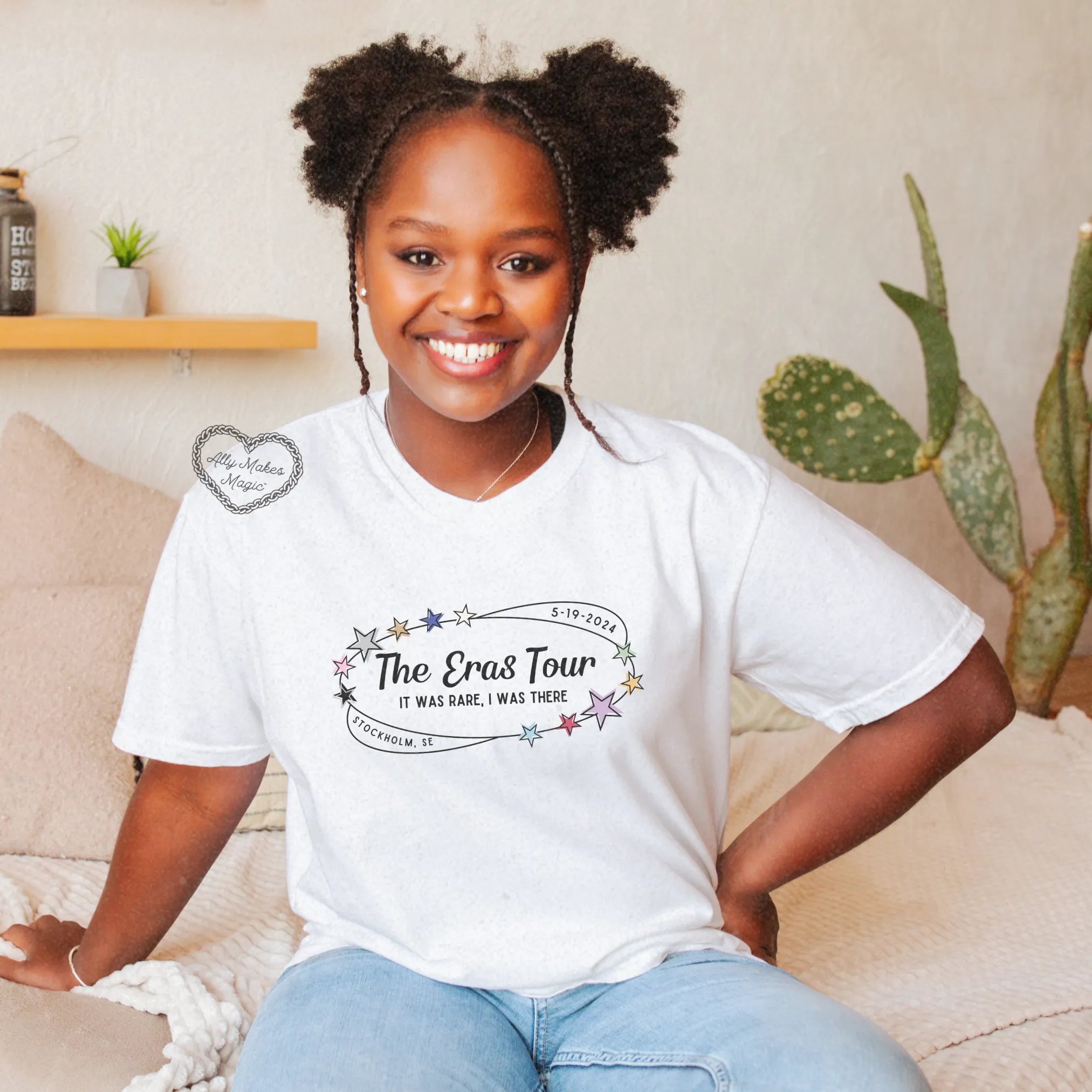 stockholm night 3 tee | comfort colors *custom* sold by Ally Makes Magic product image thumbnail 4