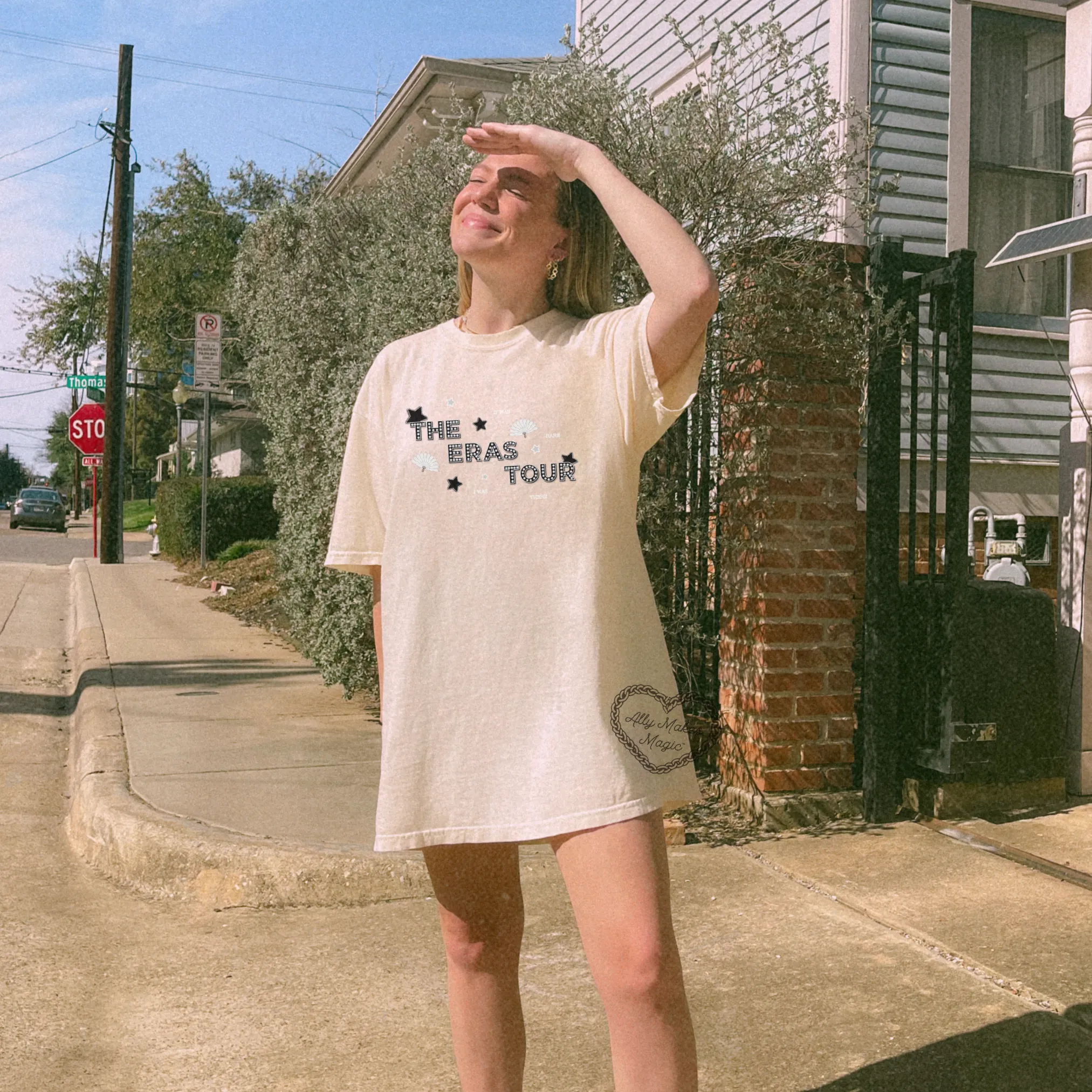 stockholm night 3 tee | comfort colors *custom* sold by Ally Makes Magic product image thumbnail 2