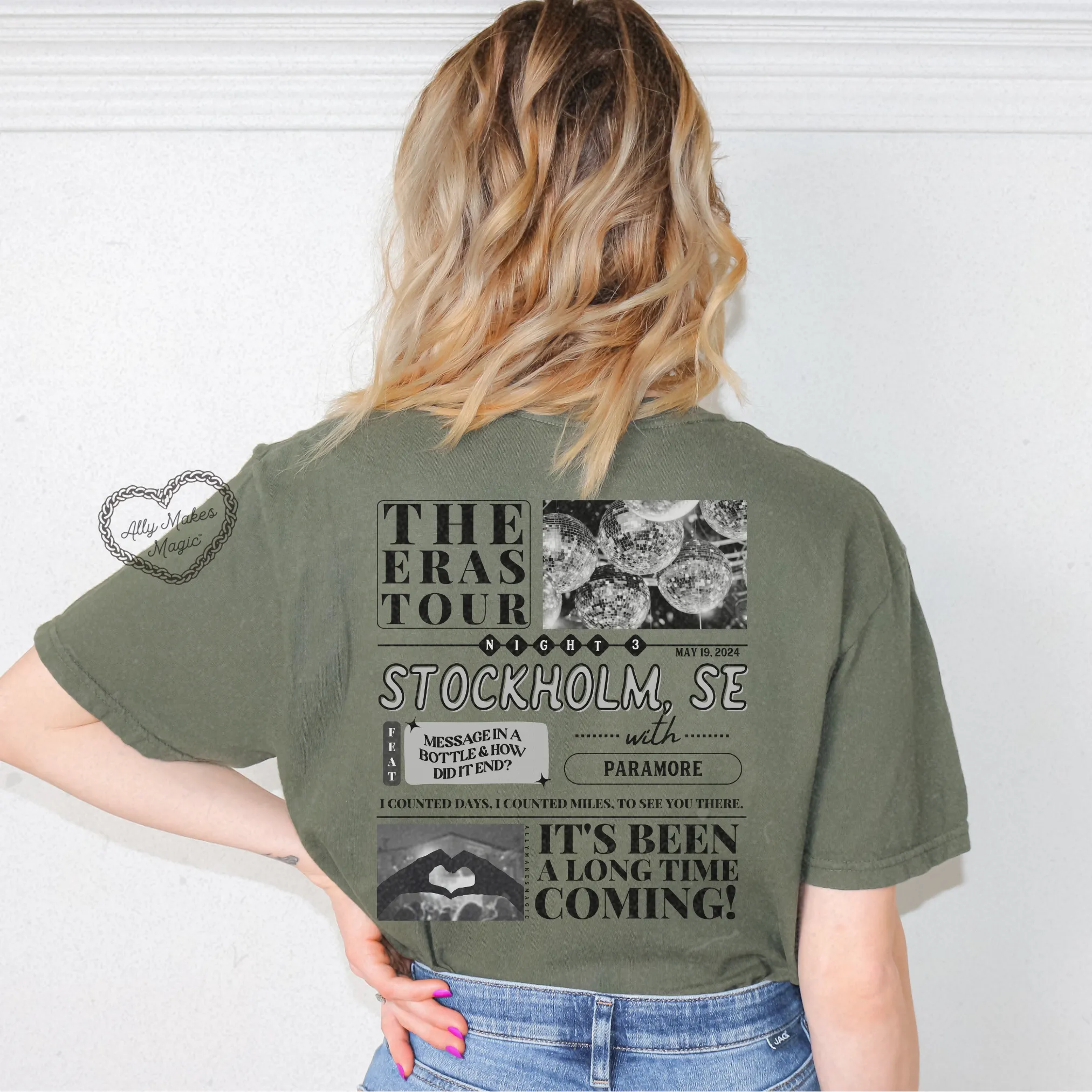 stockholm night 3 tee | comfort colors *custom* sold by Ally Makes Magic product image thumbnail 5