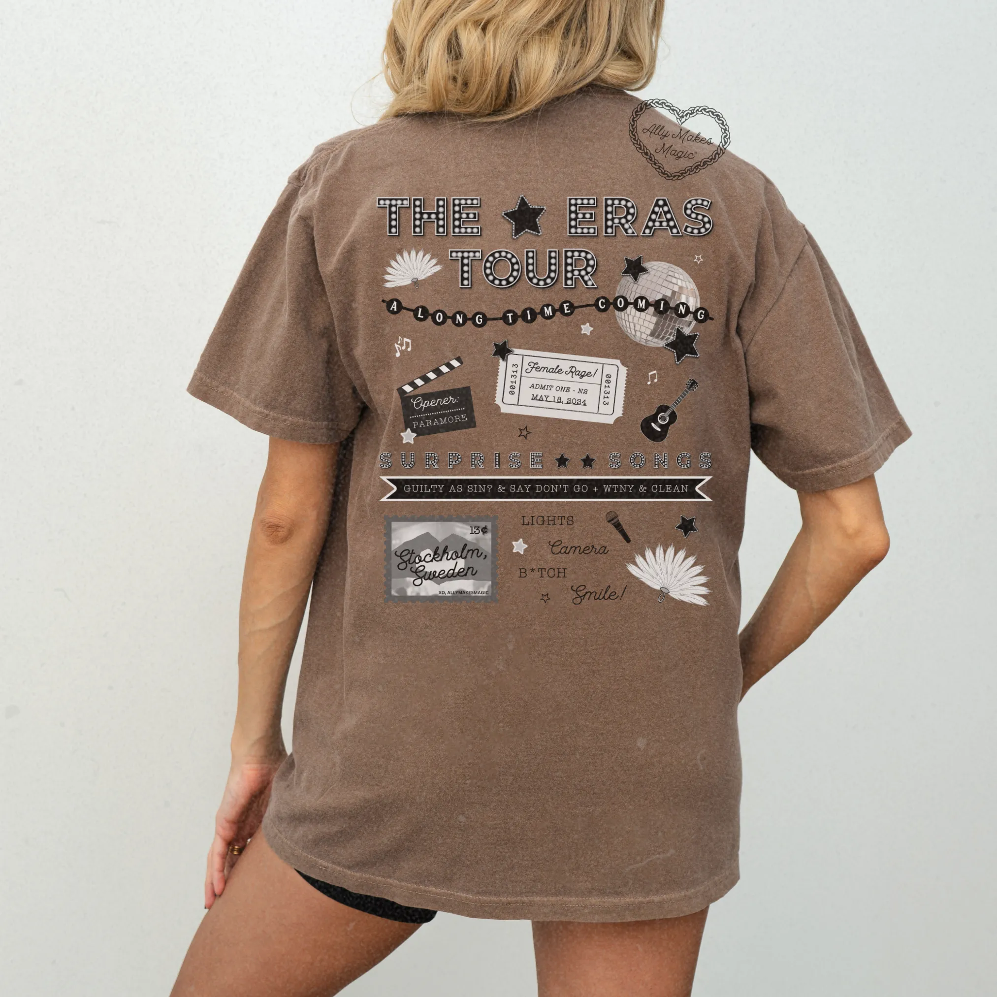 stockholm night 2 tee | comfort colors *custom* sold by Ally Makes Magic