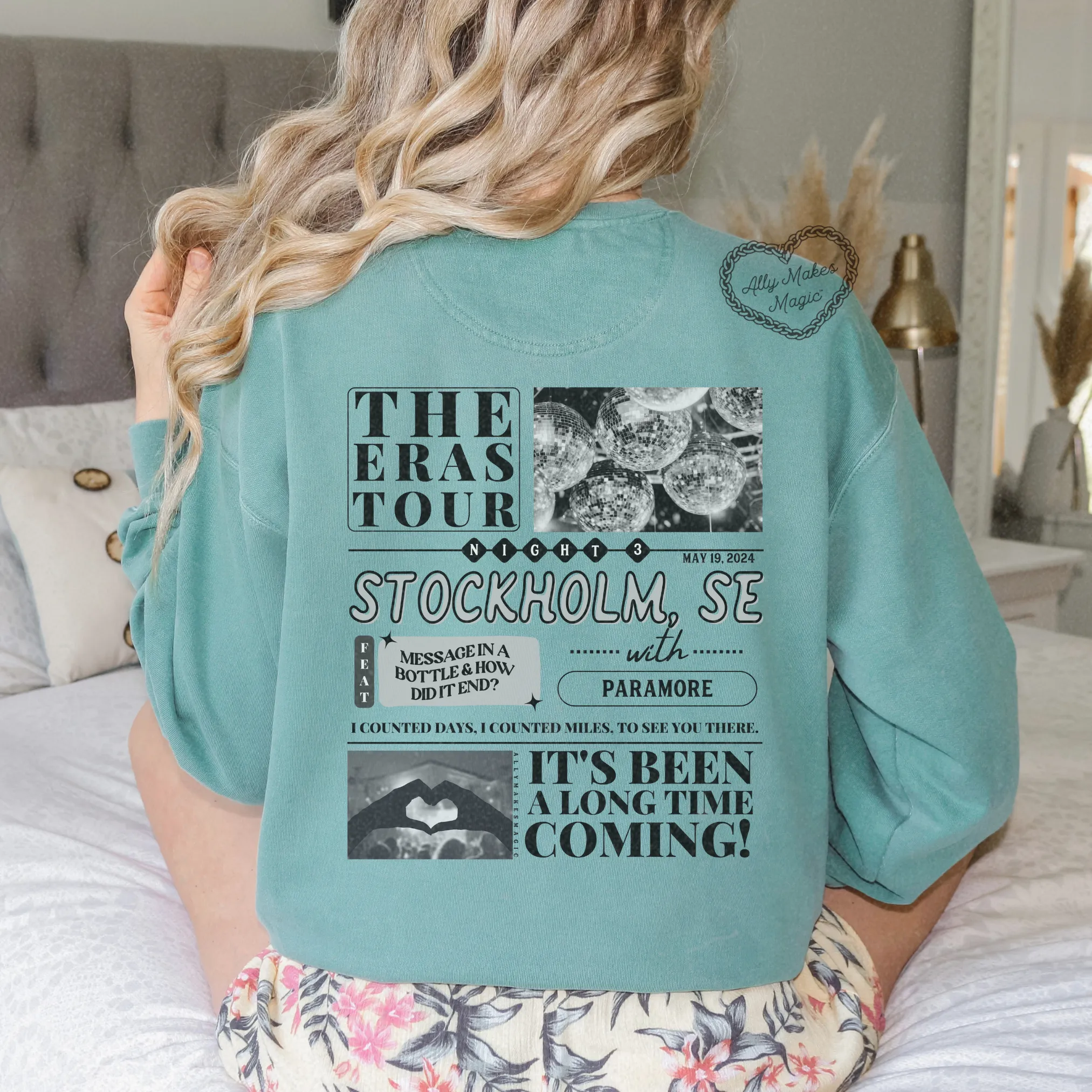 stockholm night 3 pullover | comfort colors *custom* sold by Ally Makes Magic product image thumbnail 5