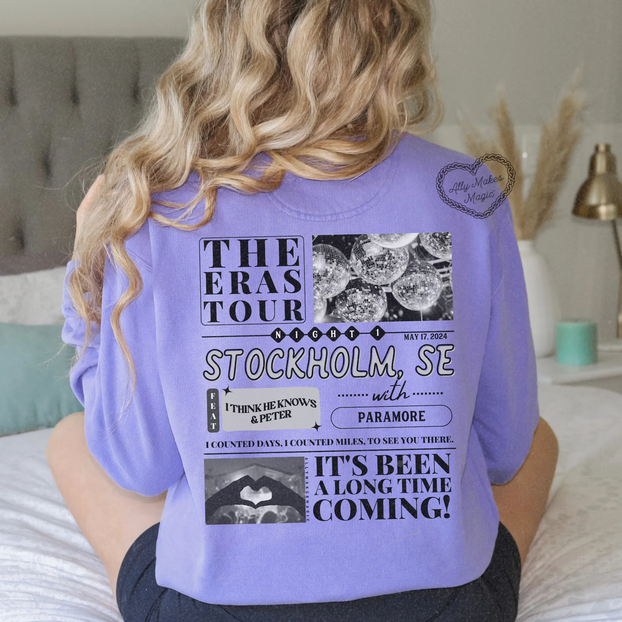 stockholm night 1 pullover | comfort colors *custom* sold by Ally Makes Magic product image thumbnail 5