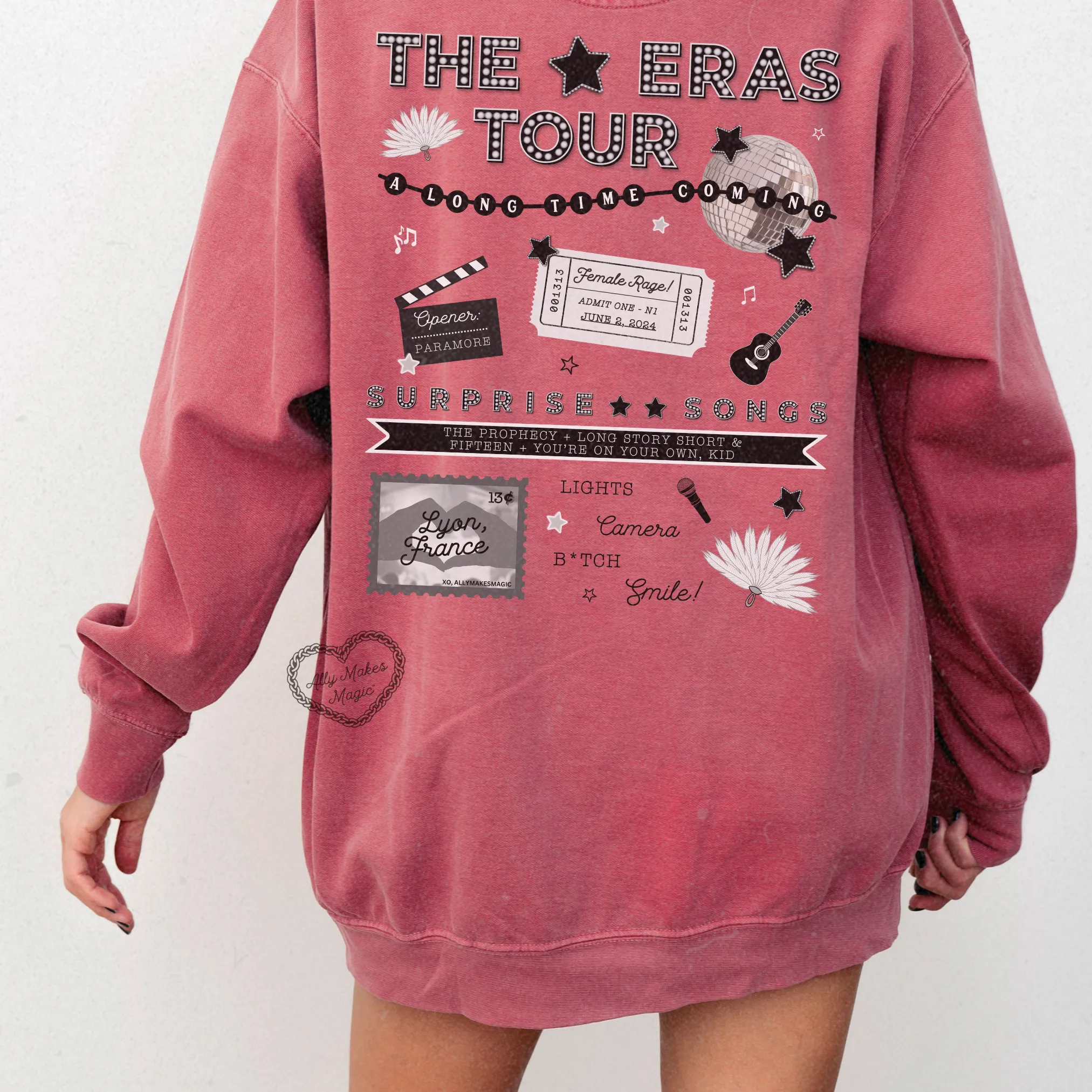 lyon night 1 pullover | comfort colors *custom* sold by Ally Makes Magic