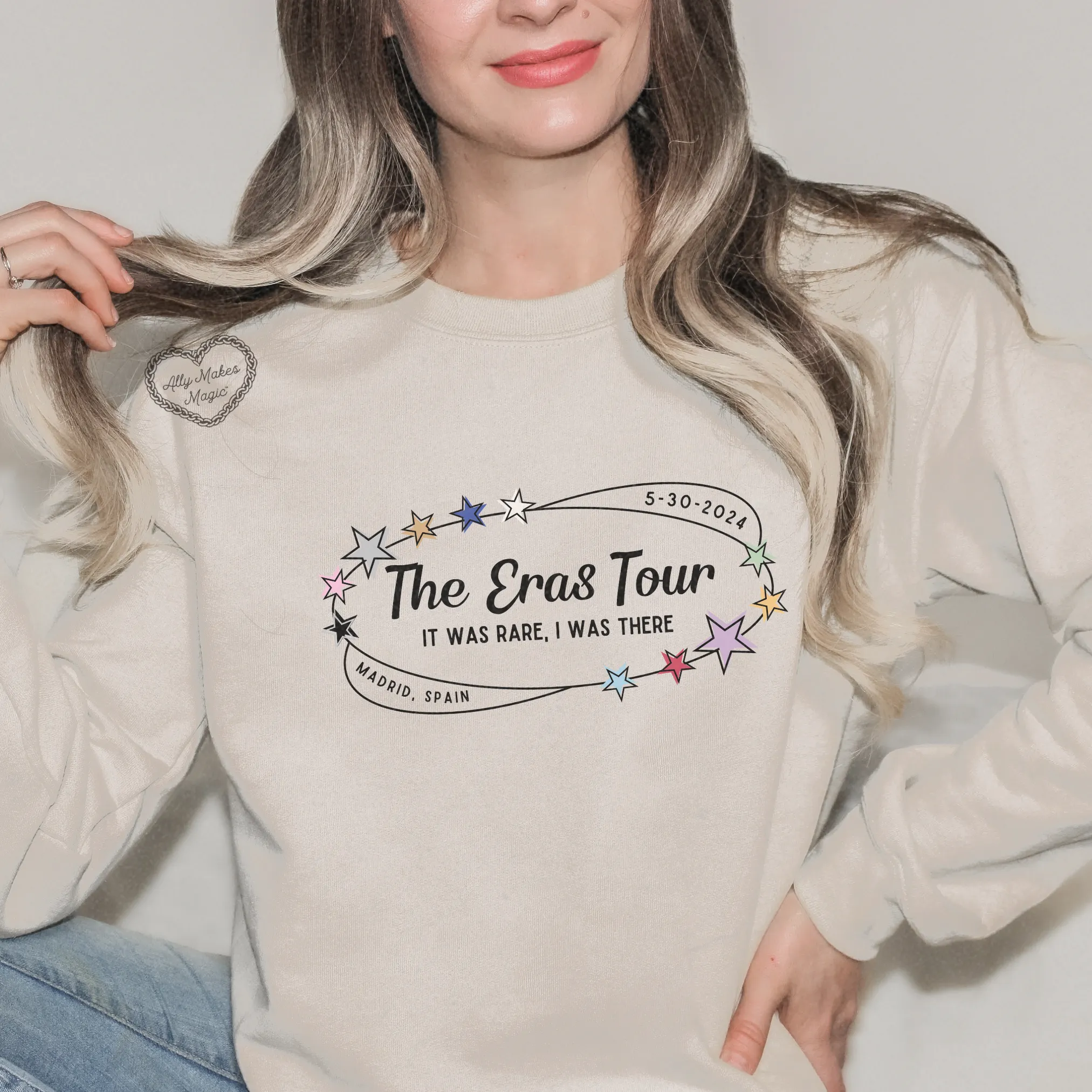 madrid night 2 sweater | gildan *custom* sold by Ally Makes Magic product image thumbnail 4