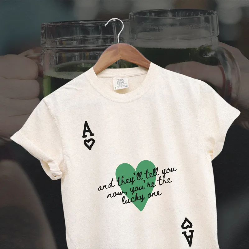 the lucky one tee sold by Ally Makes Magic