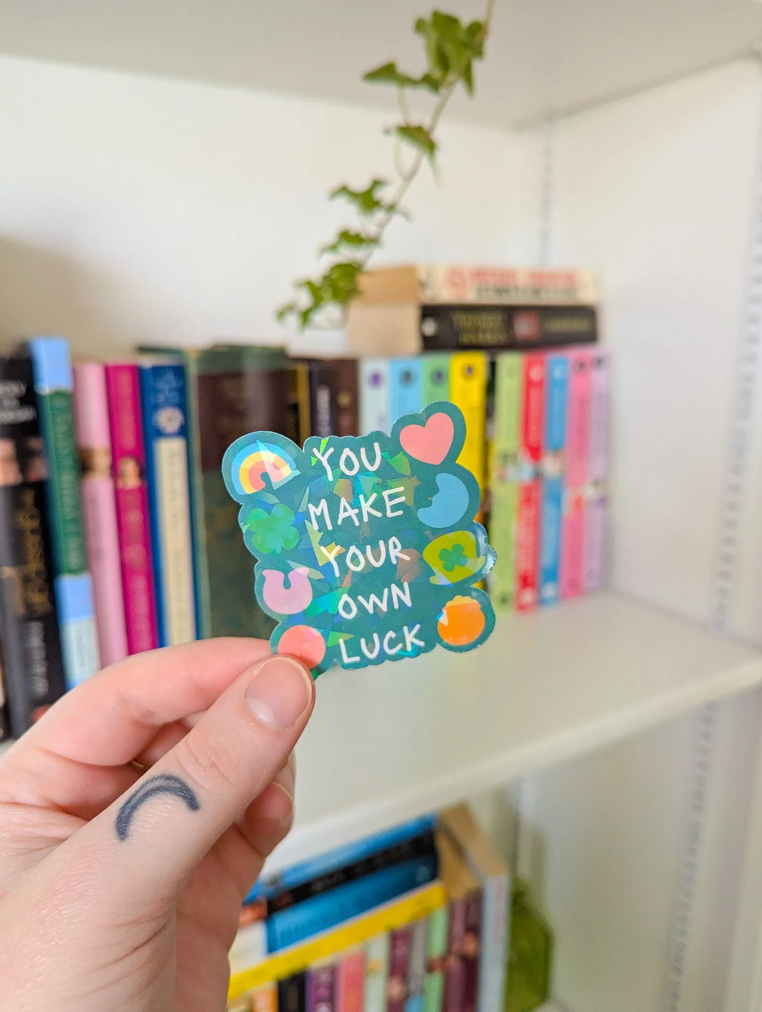 ur own luck sticker (holo) sold by Ally Makes Magic product image thumbnail 2