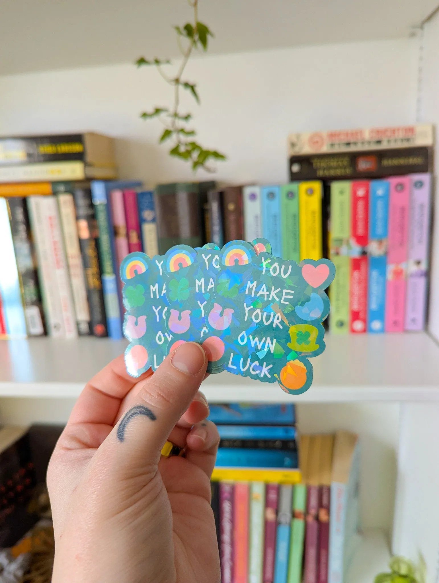 ur own luck sticker (holo) sold by Ally Makes Magic product image thumbnail 4