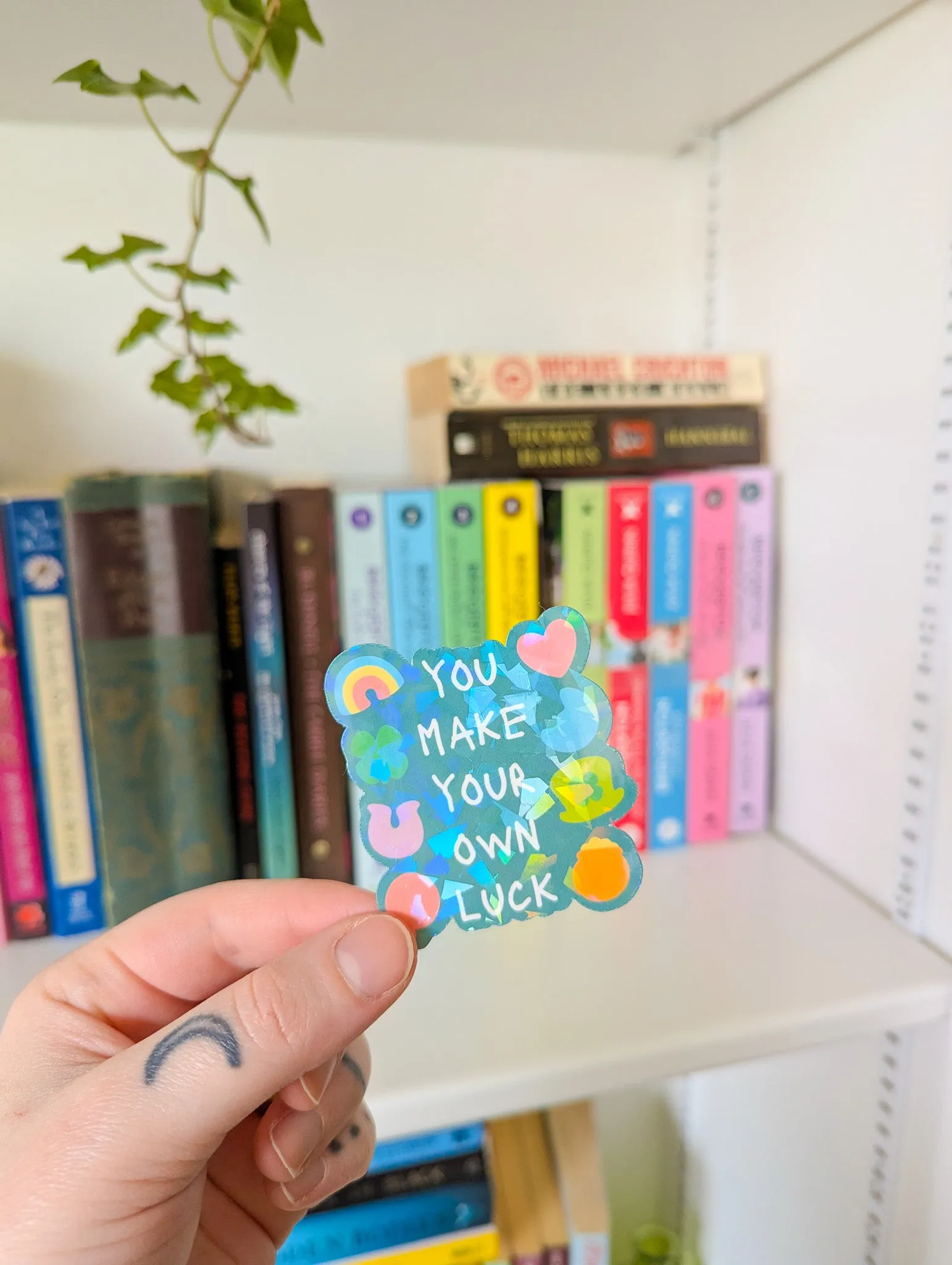 ur own luck sticker (holo) sold by Ally Makes Magic product image thumbnail 3