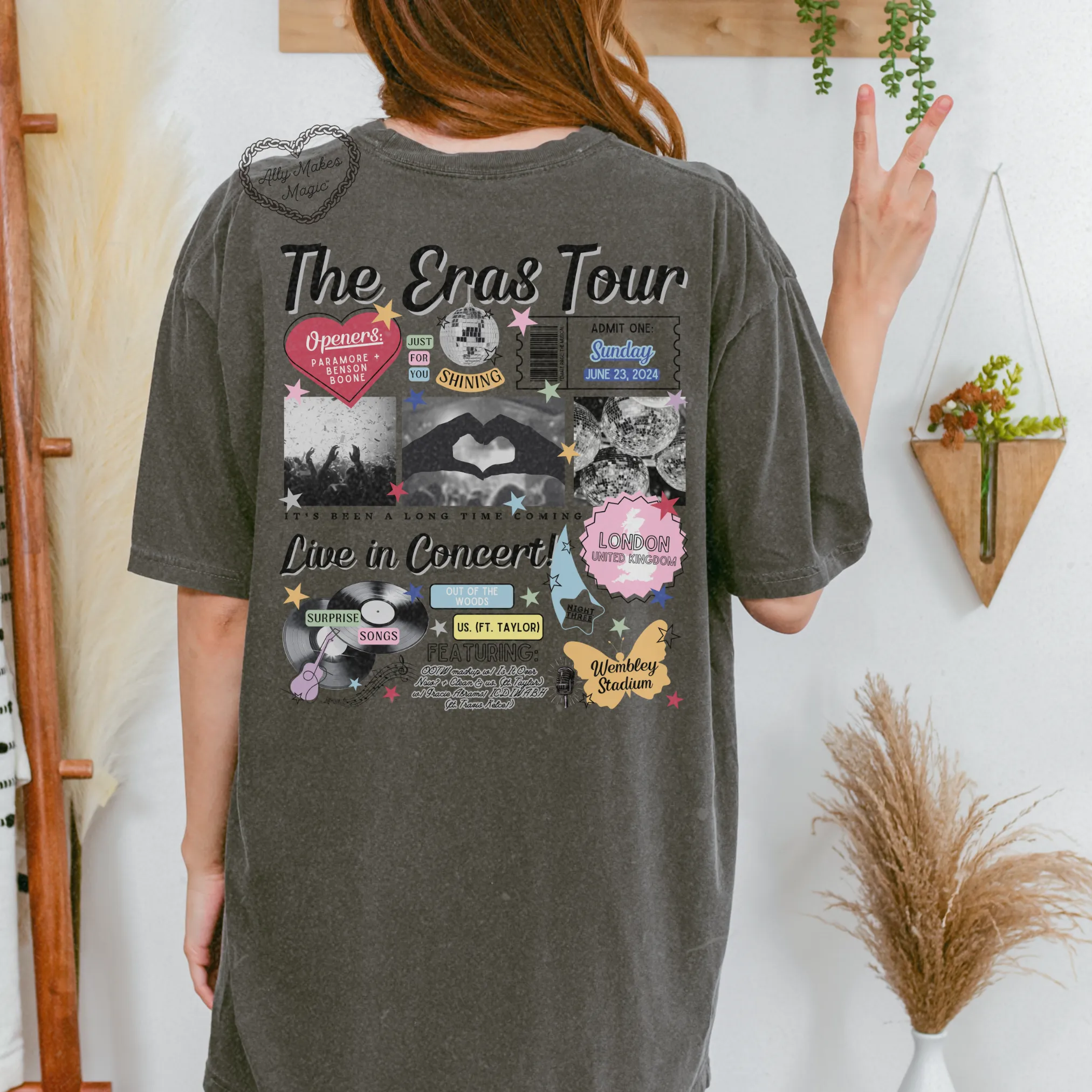 london night 3 tee | comfort colors *custom* sold by Ally Makes Magic product image thumbnail 3