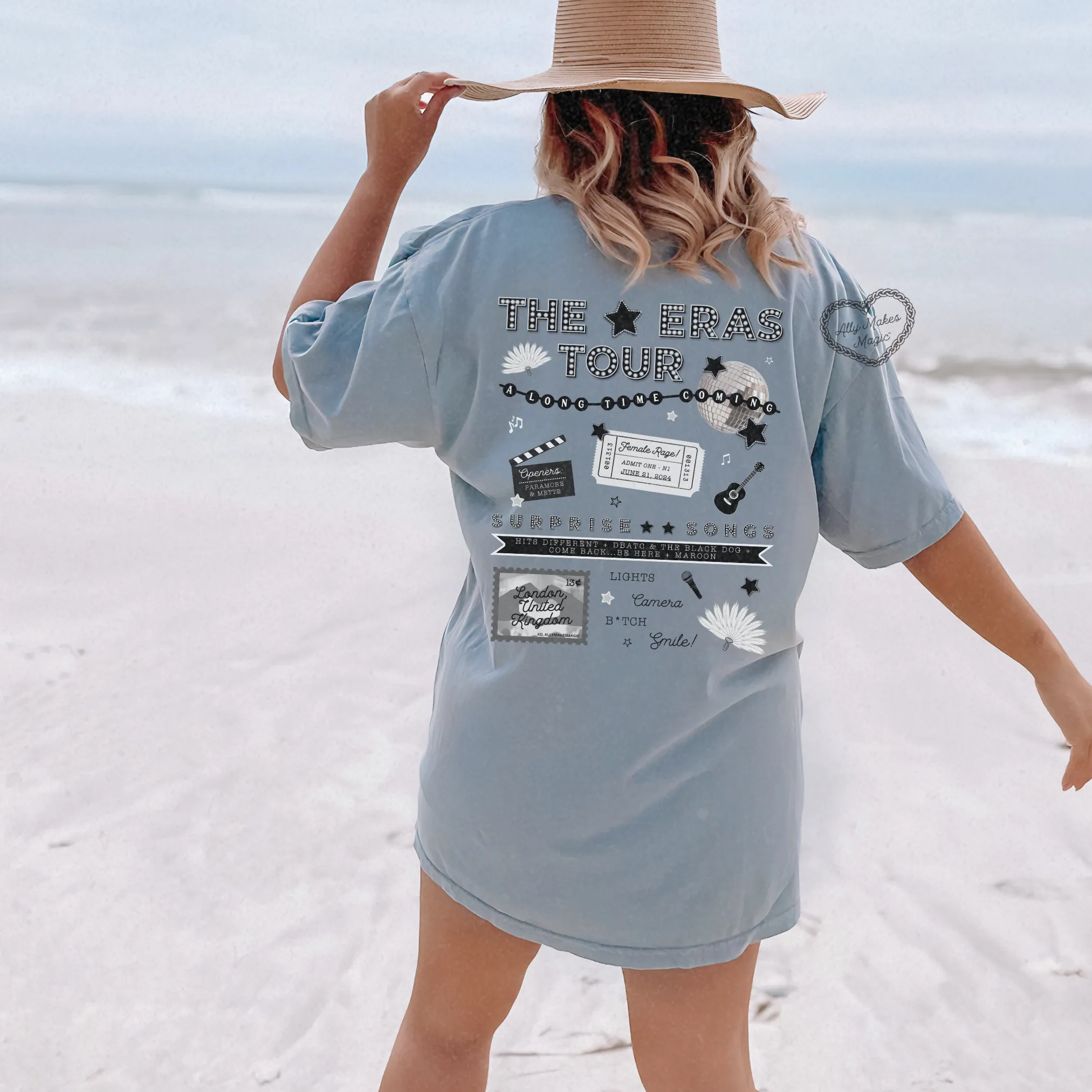 london night 1 tee | comfort colors *custom* sold by Ally Makes Magic