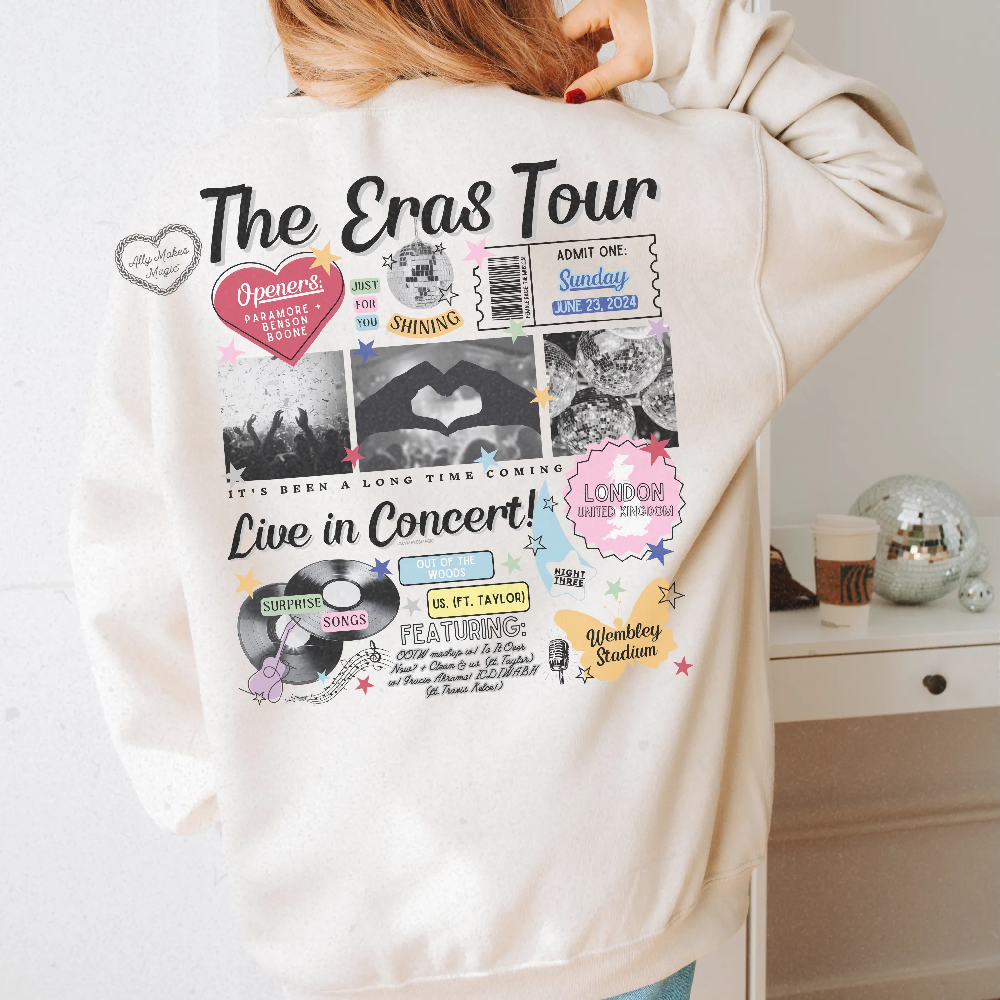 london night 3 sweater | gildan *custom* sold by Ally Makes Magic product image thumbnail 3