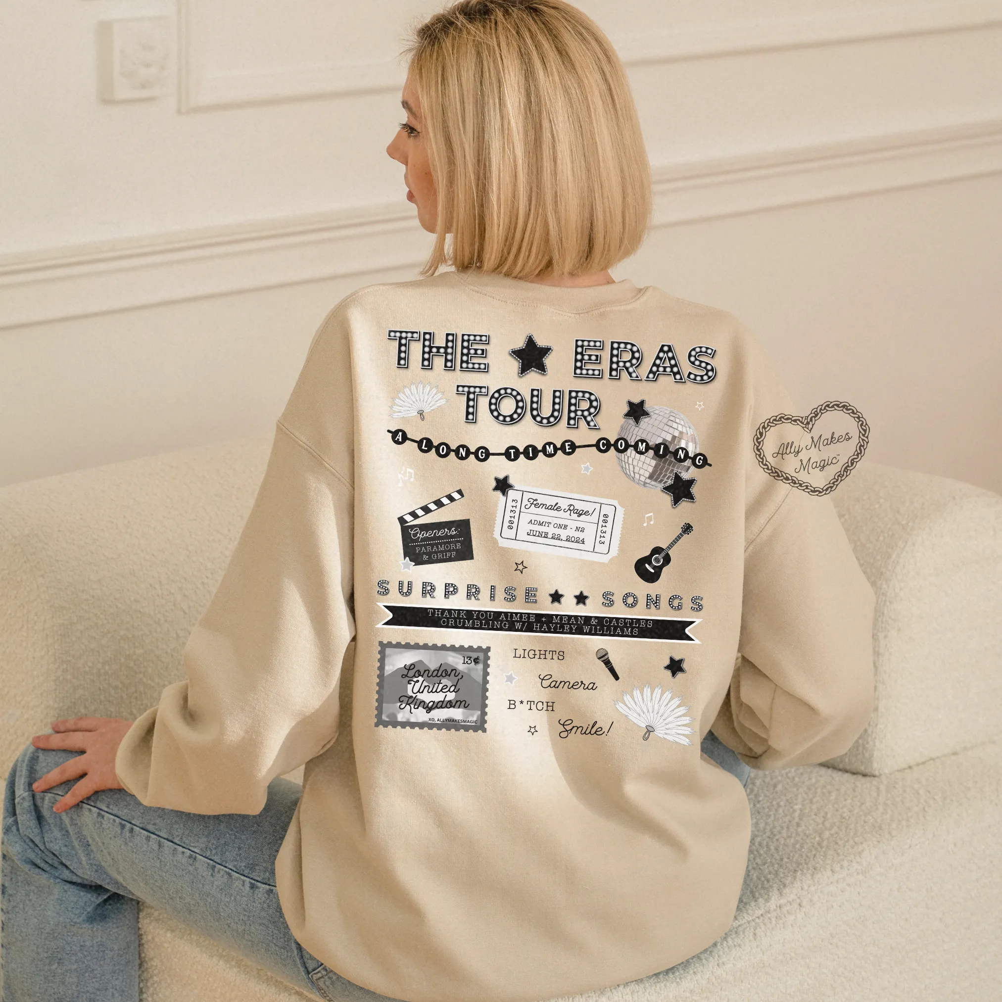 london night 2 sweater | gildan *custom* sold by Ally Makes Magic