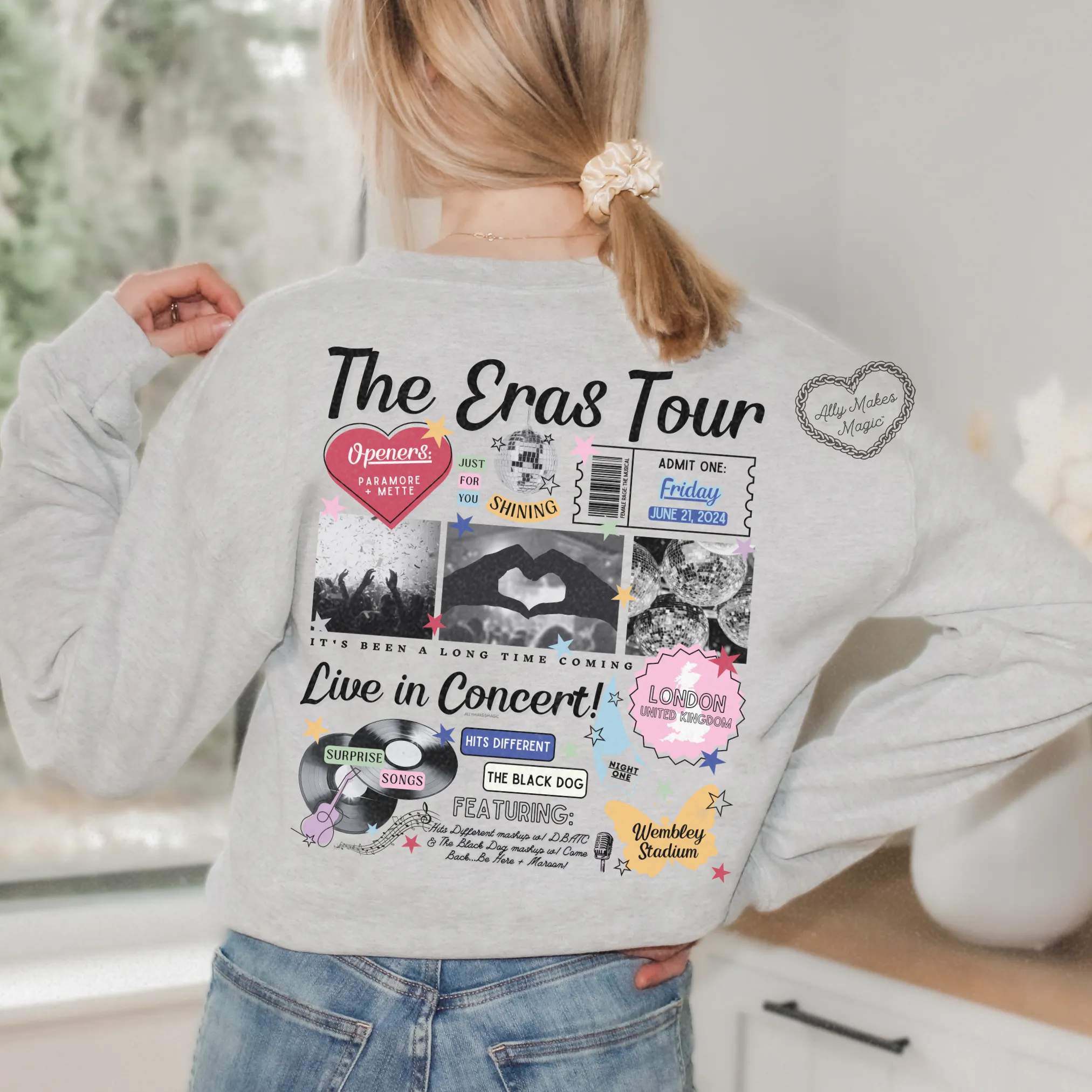 london night 1 sweater | gildan *custom* sold by Ally Makes Magic product image thumbnail 3