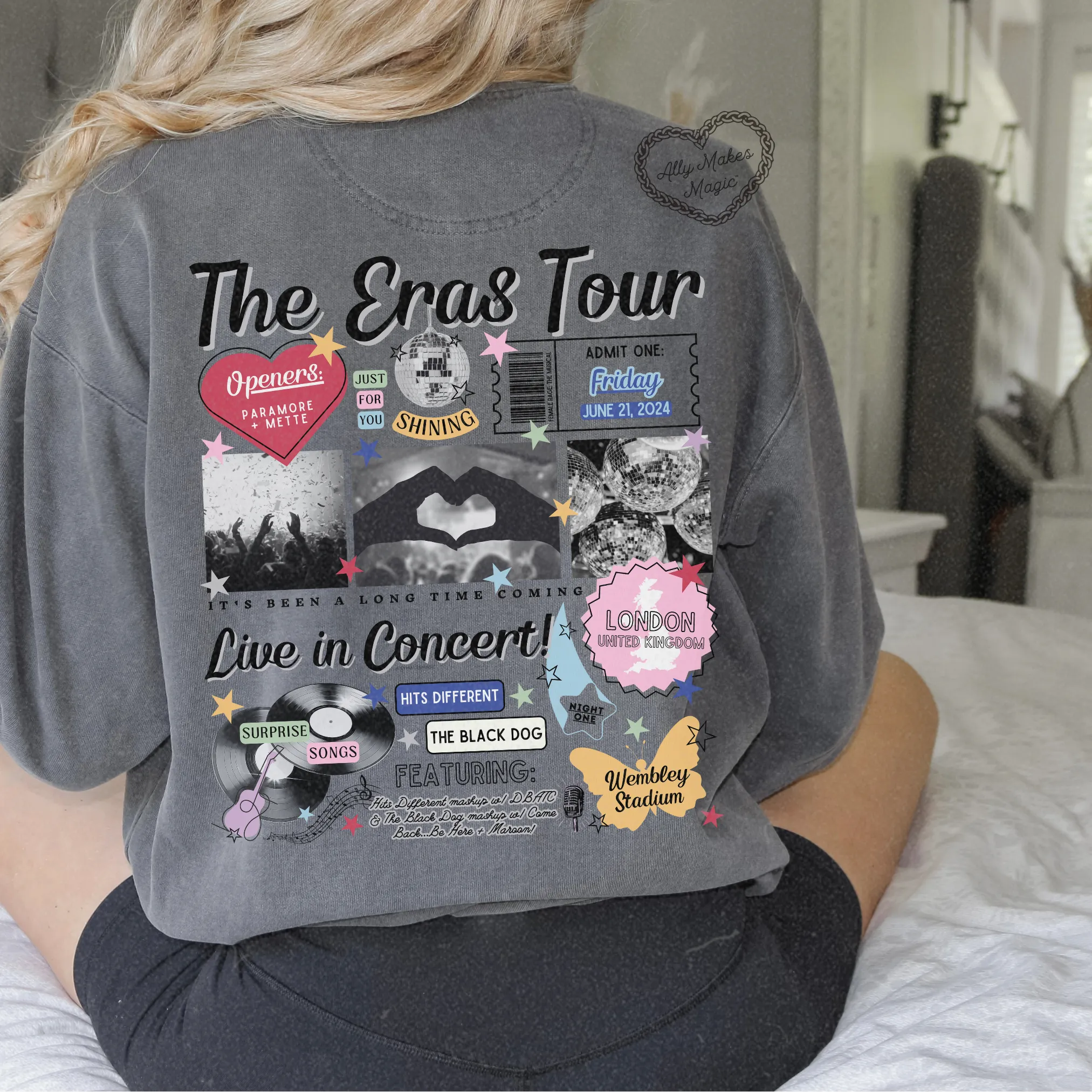 london night 1 pullover | comfort colors *custom* sold by Ally Makes Magic product image thumbnail 3