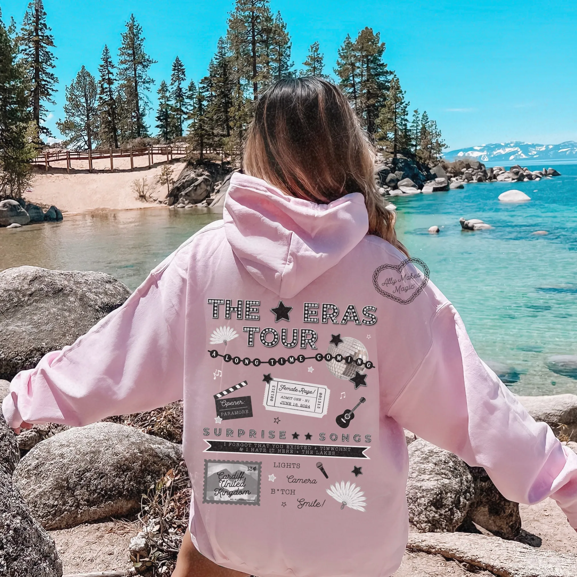 cardiff night 1 hoodie *custom* sold by Ally Makes Magic