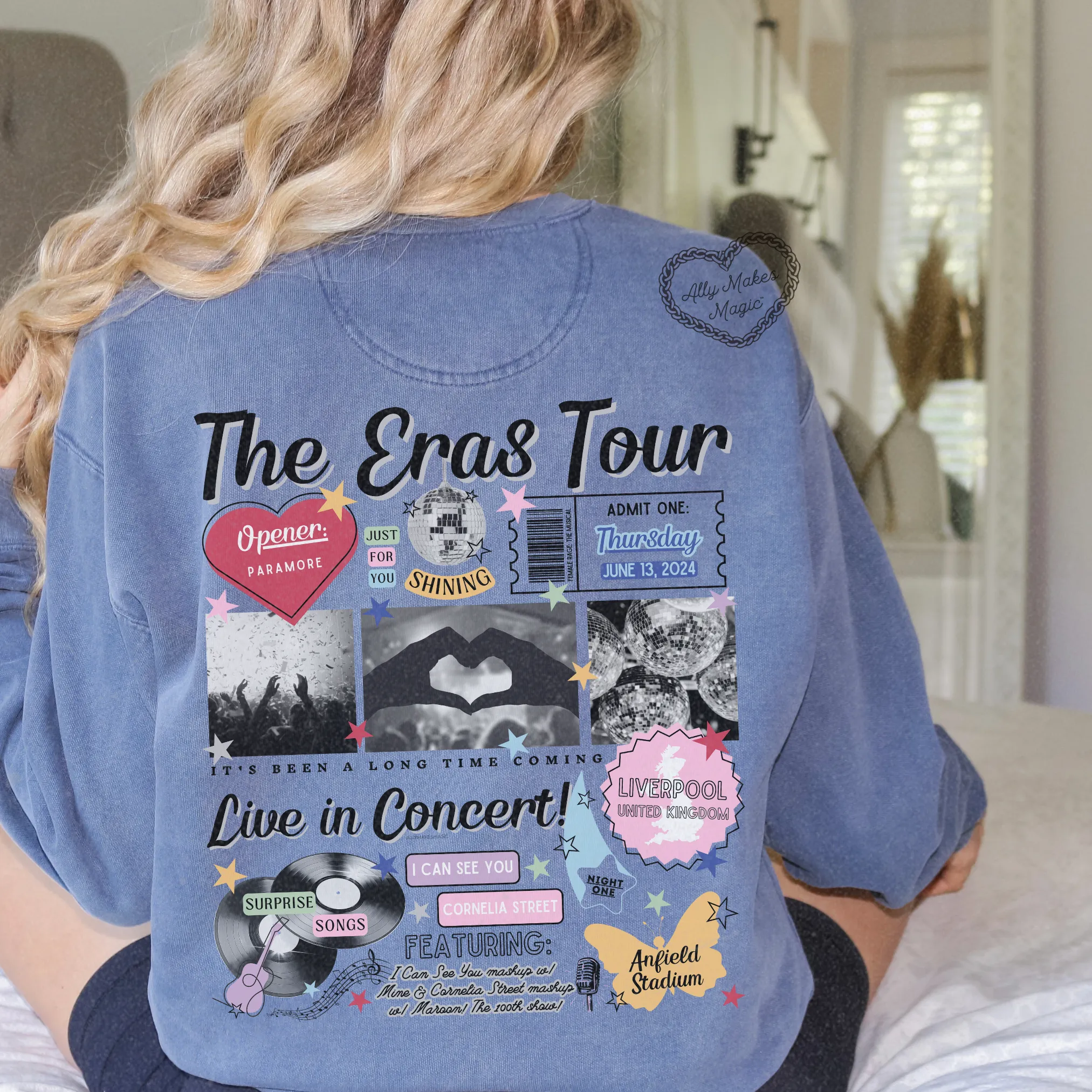 liverpool night 1 pullover | comfort colors *custom* sold by Ally Makes Magic product image thumbnail 3