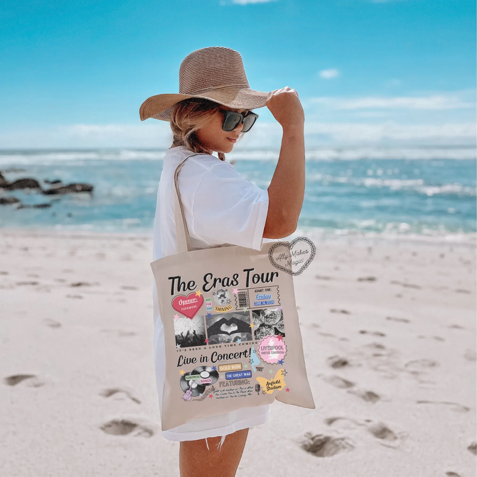 liverpool night 2 tote bag *custom* sold by Ally Makes Magic product image thumbnail 3