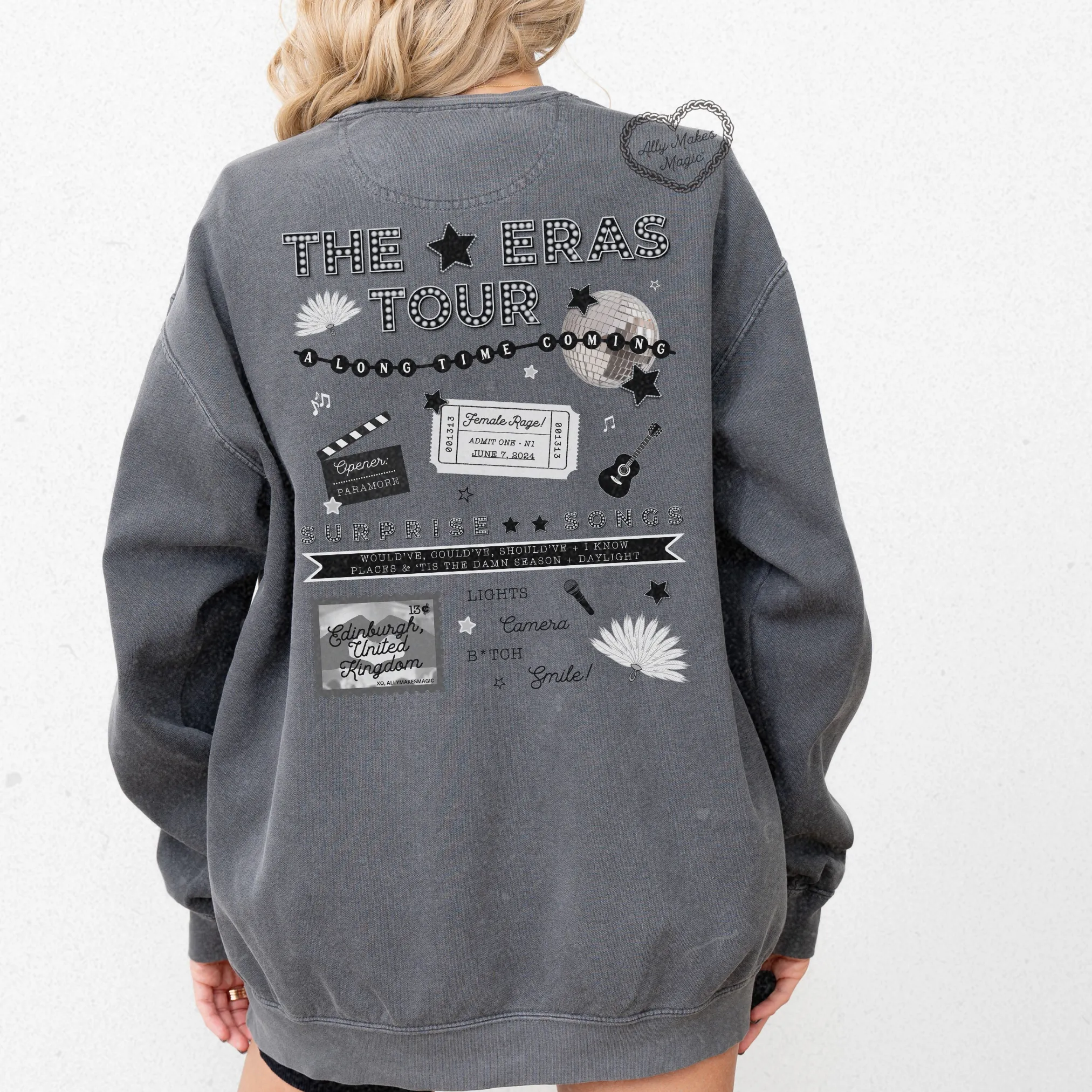 edinburgh night 1 pullover | comfort colors *custom* sold by Ally Makes Magic