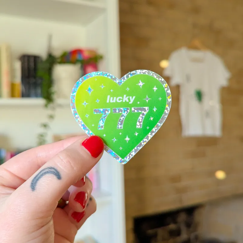 777 sticker sold by Ally Makes Magic