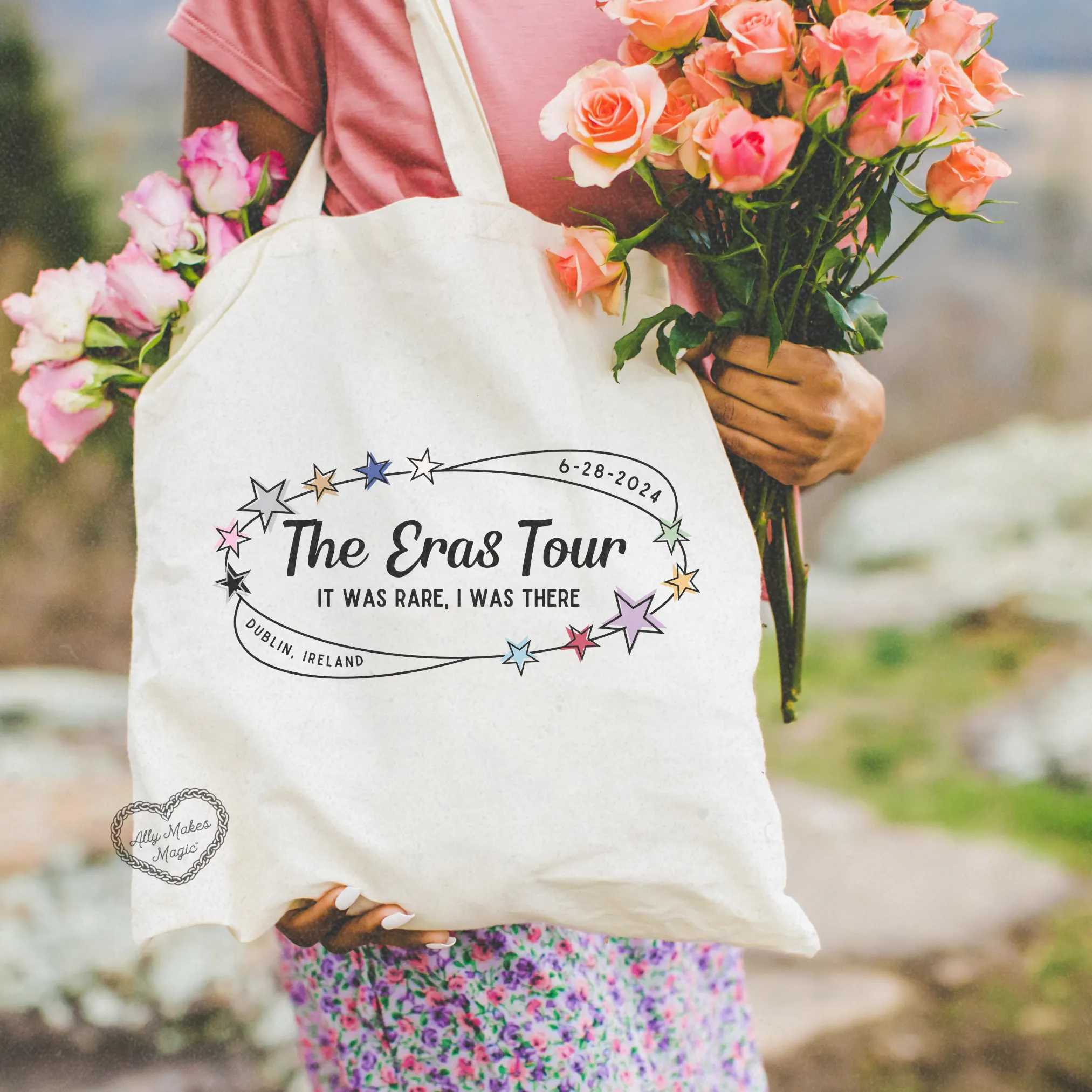 dublin night 1 tote bag *custom* sold by Ally Makes Magic product image thumbnail 4