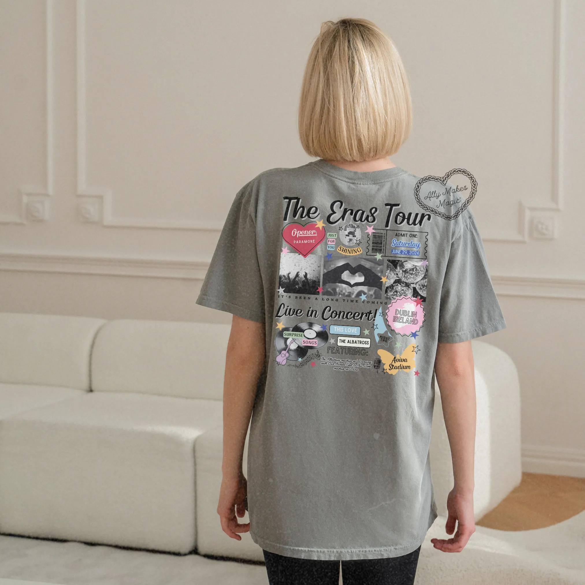 dublin night 2 tee | comfort colors *custom* sold by Ally Makes Magic product image thumbnail 3